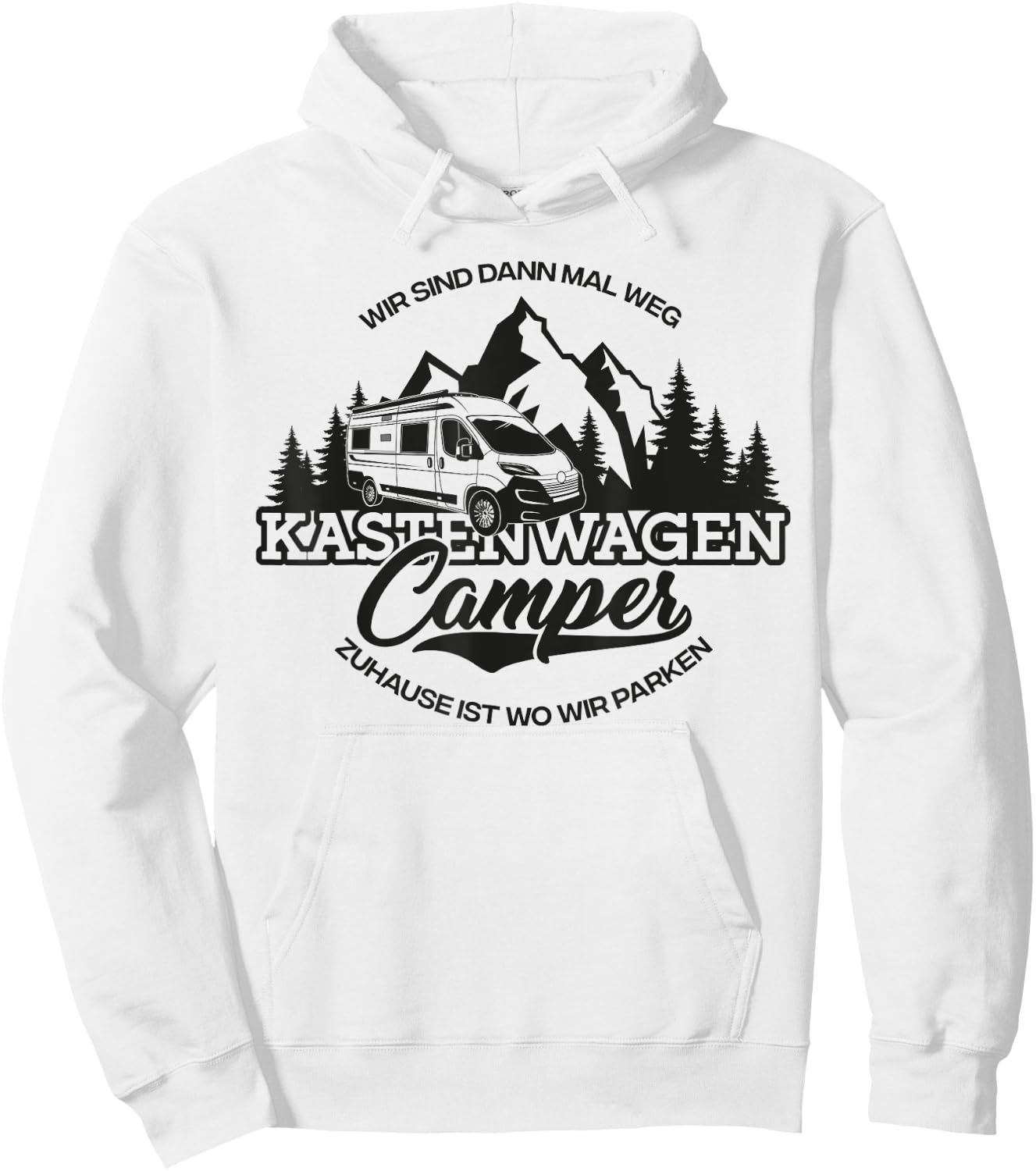 Kastenwagen Camper - Zuhause Ist Wo Wir parken Hoodie - Hoodie | White