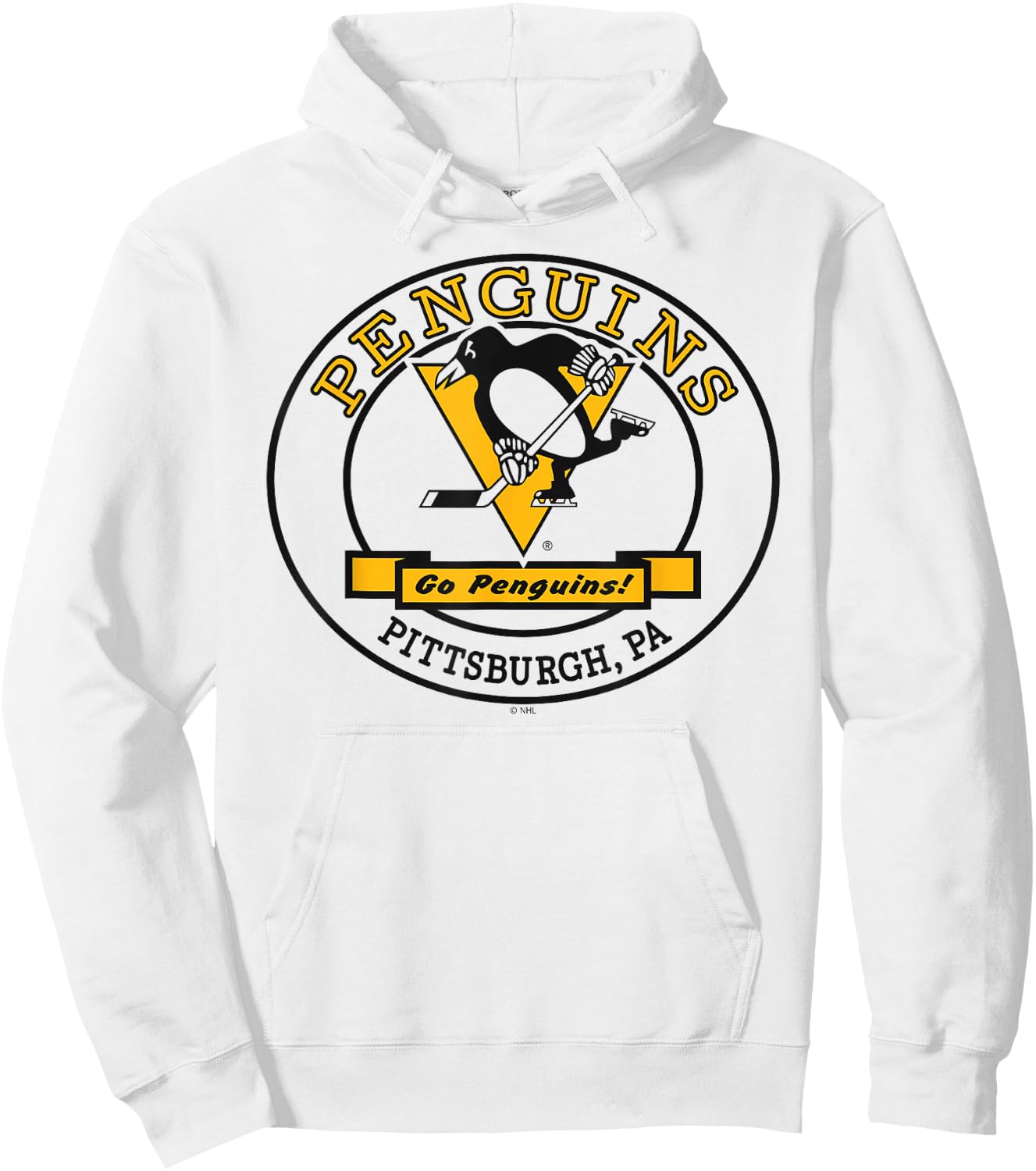 Pittsburgh Penguins Go White Officially Licensed Hoodie - Hoodie | White