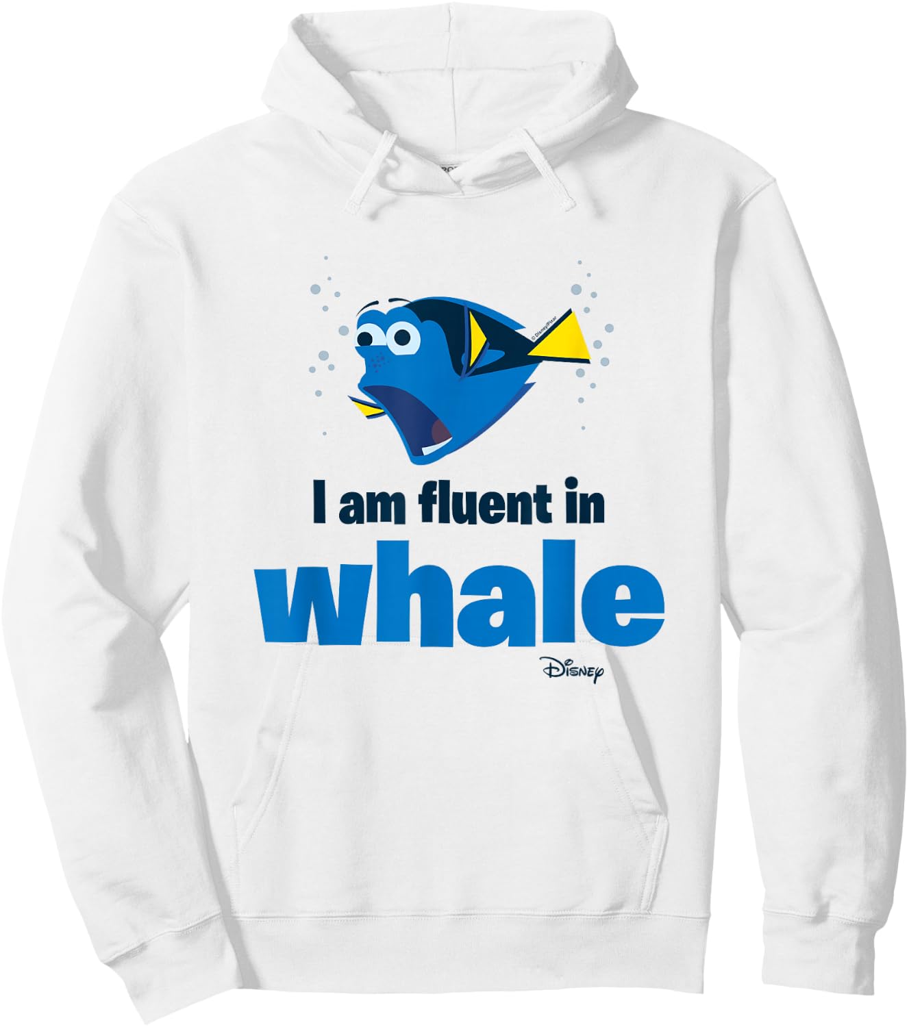 Finding Dory - I Am Fluent In Whale Hoodie - Hoodie | White