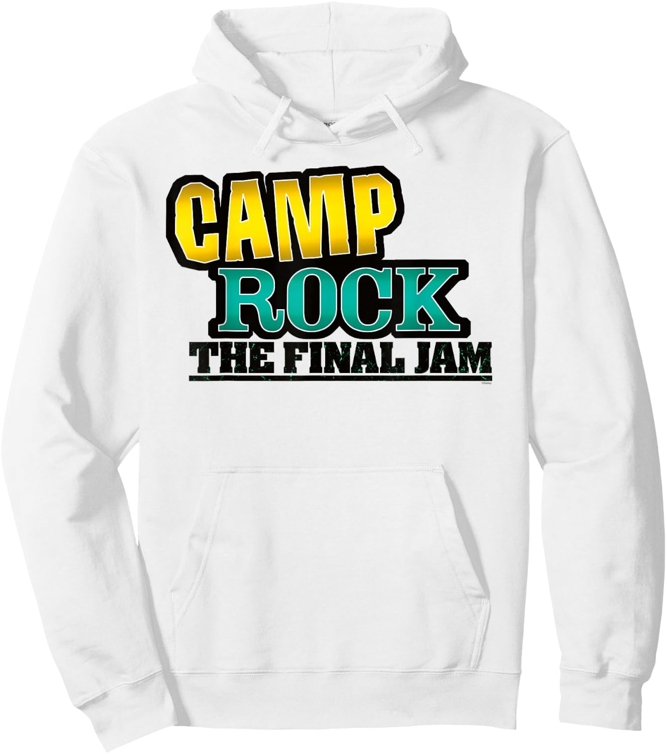 Disney Channel Official Camp Rock 2: The Final Jam Logo , white, S Hoodie - Hoodie | White