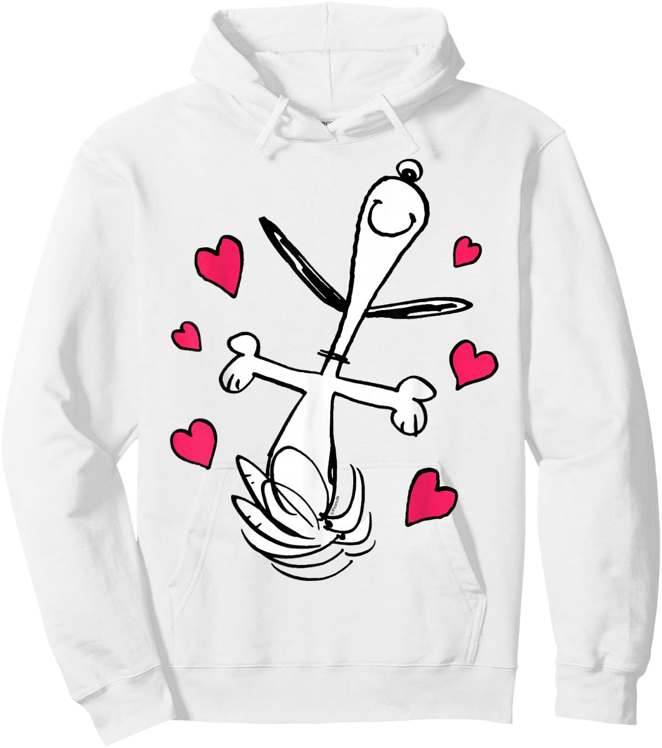 Peanuts Snoopy Tanzende Herzen Hoodie - Hoodie | White