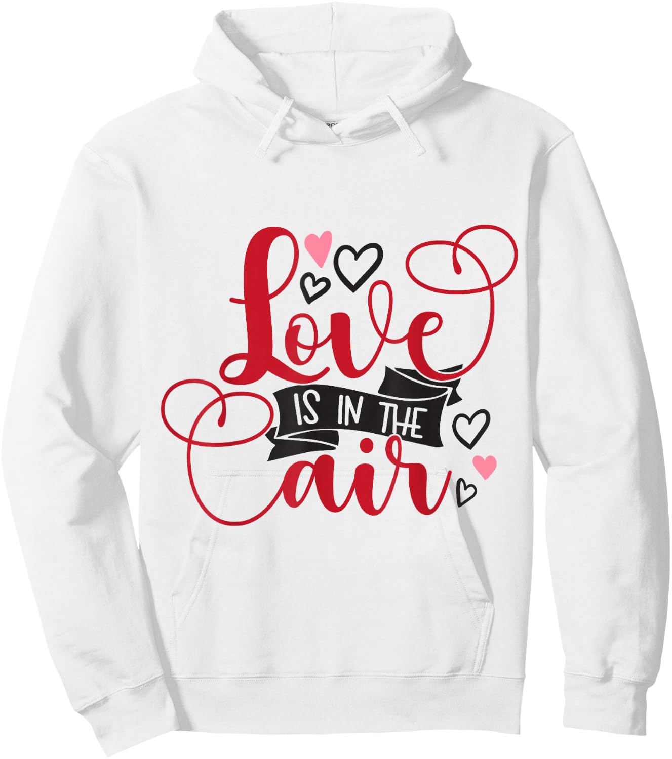 Love is In The Air Funny Love Gift Heart , blue, S Hoodie - Hoodie | White