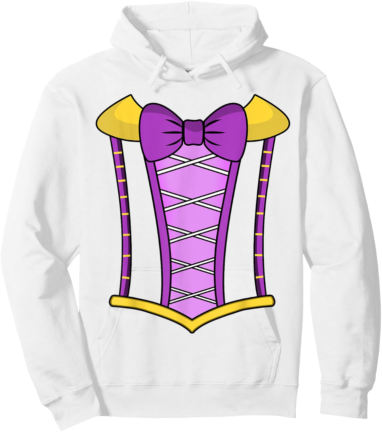 Women Girls Halloween Beautiful Princess Costume Hoodie - Hoodie | White