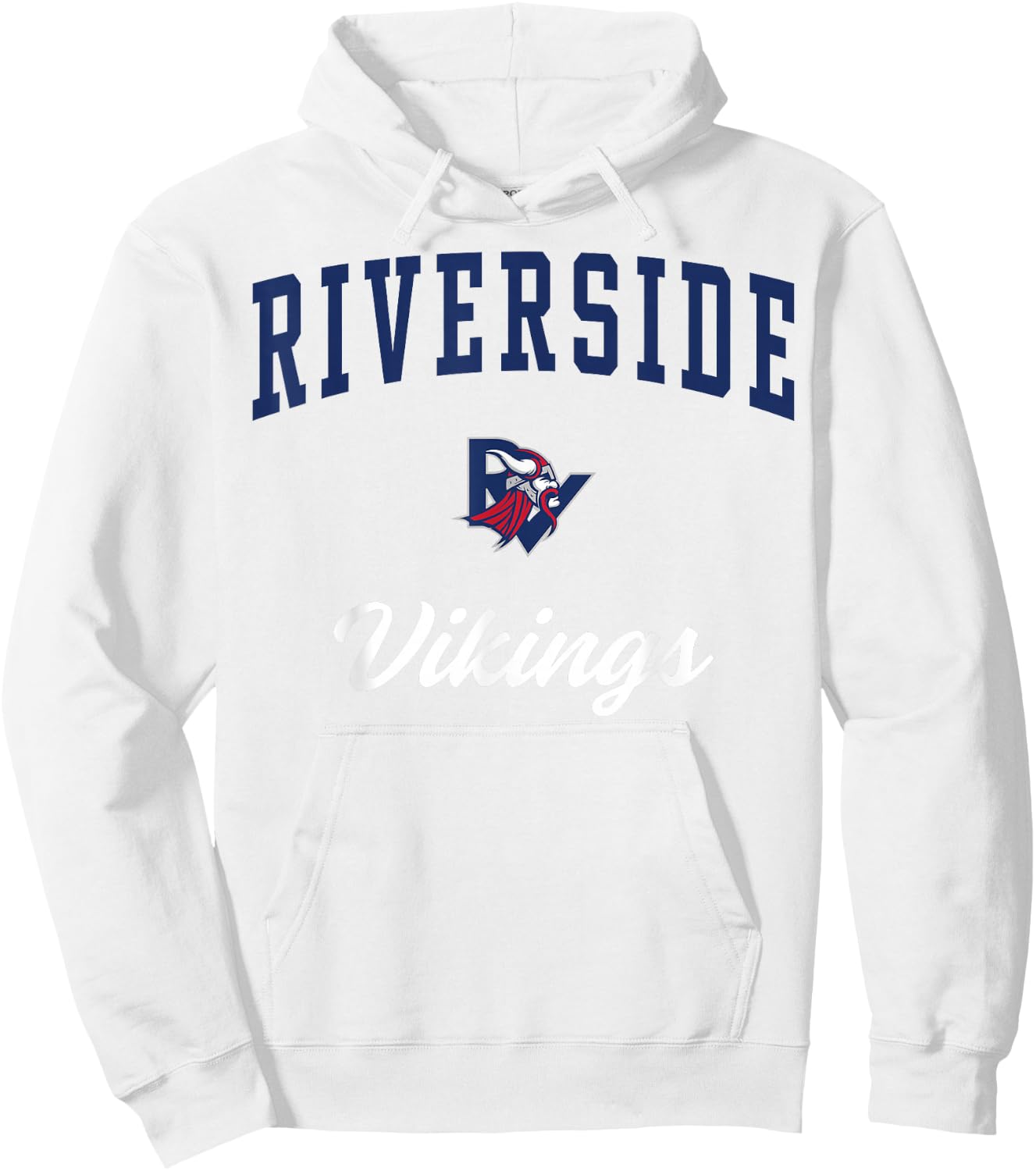 Riverside High School Vikings Hoodie - Hoodie | White
