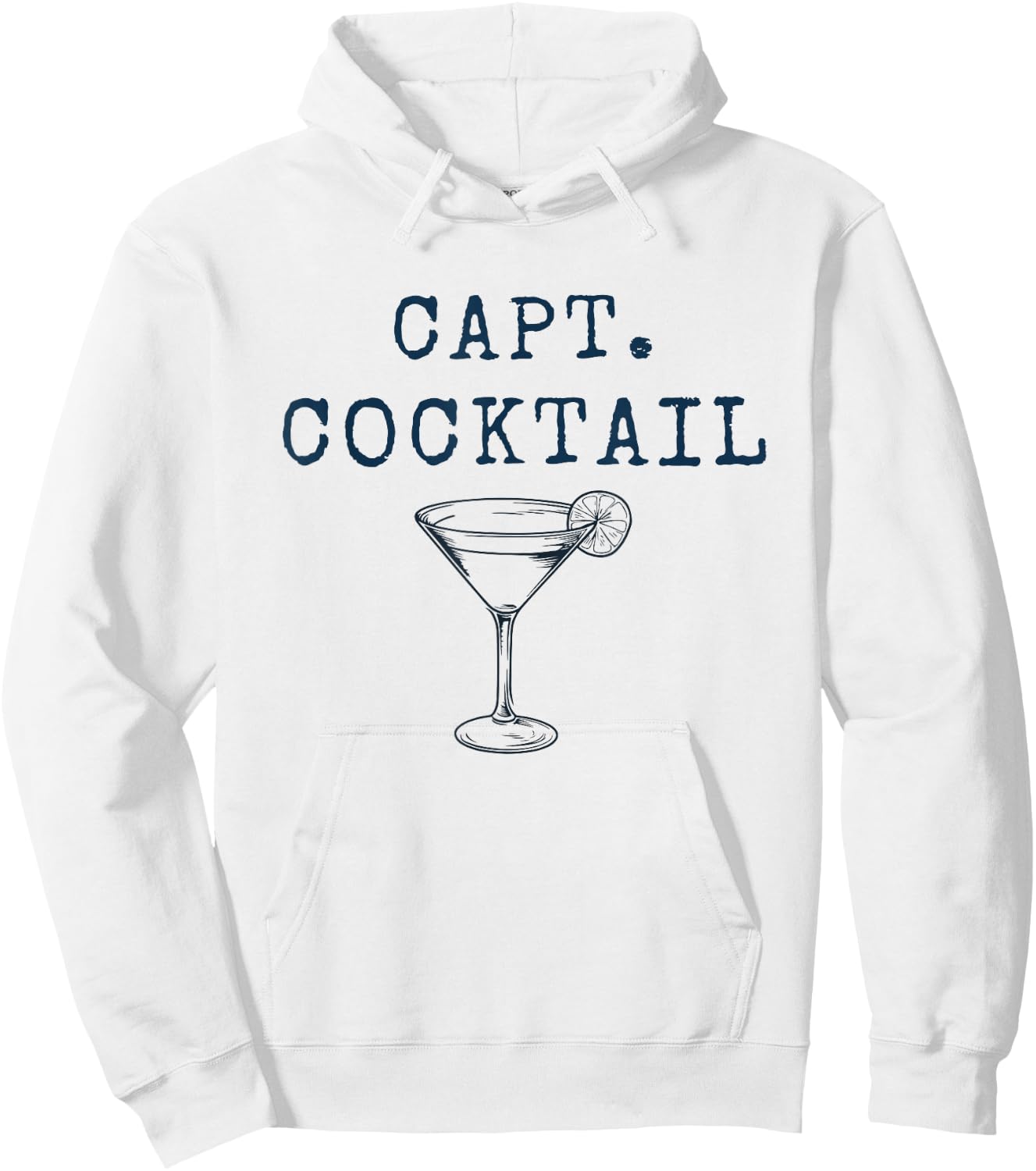 Capt. Cocktail - Captain Cocktail Hoodie - Hoodie | White
