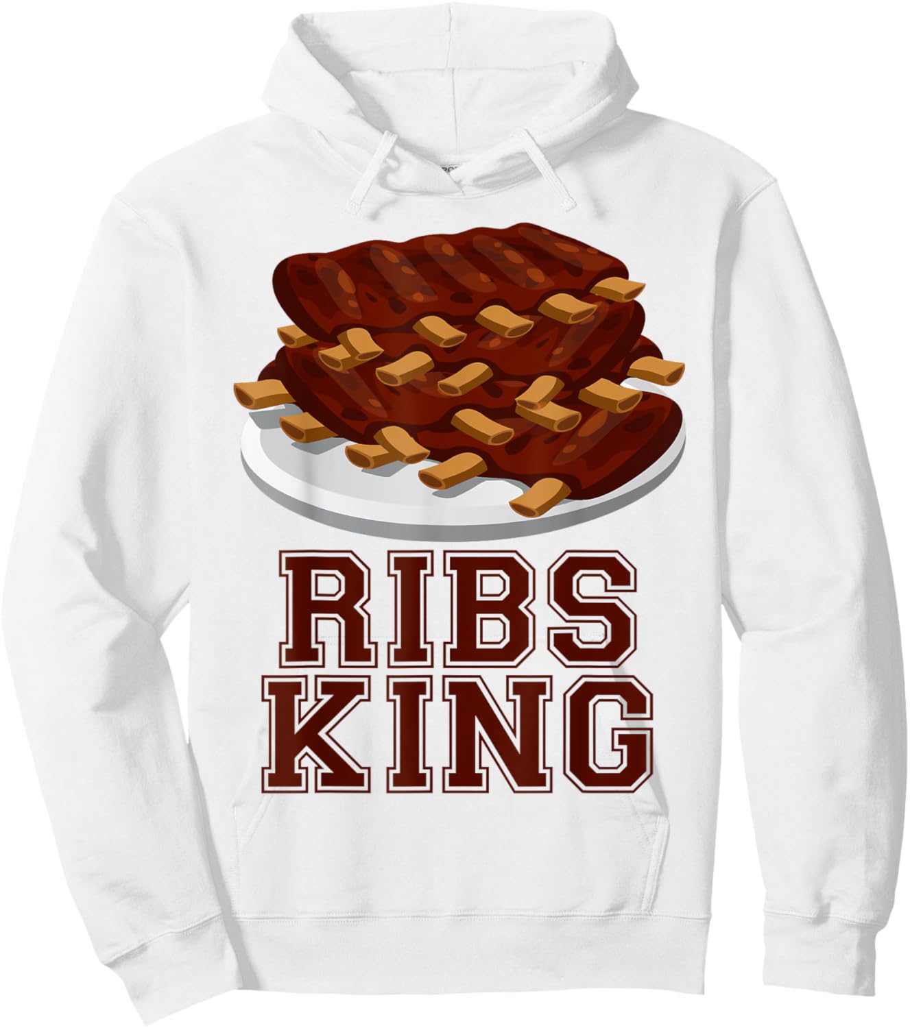 Ribs King for rib lover and bbq fan Hoodie - Hoodie | White