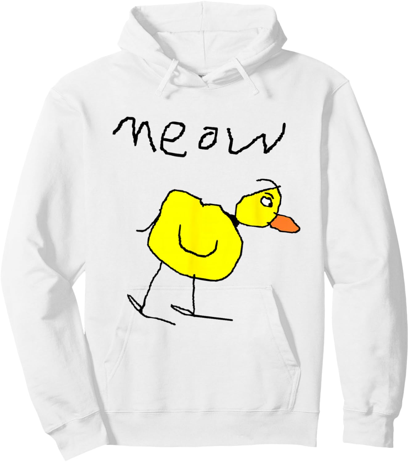 Meow the Duck Hoodie - Hoodie | White