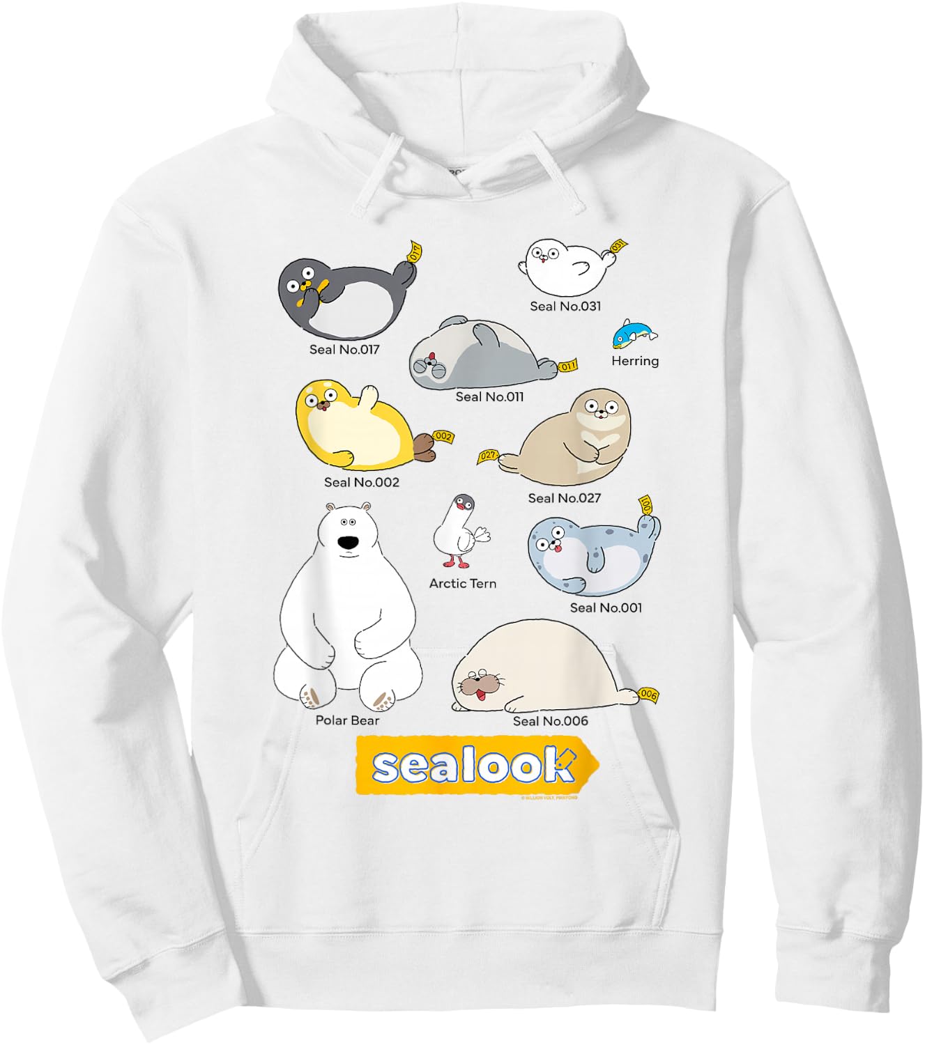 Sealook Characters Hoodie - Hoodie | White