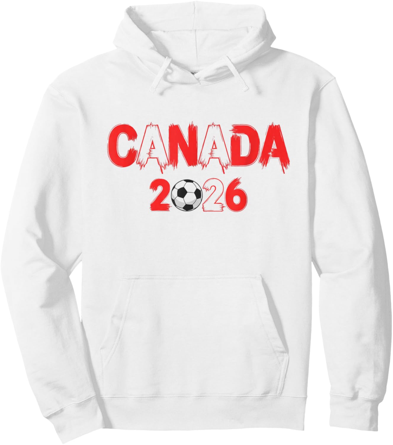 Maillot des Fans de Football Canada 2026 Canada Soccer Hoodie - Hoodie | White