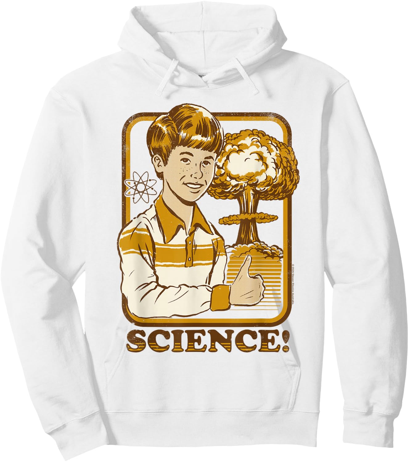 Science Sarcastic Retro Vintage Funny Adult Humor Hoodie - Hoodie | White