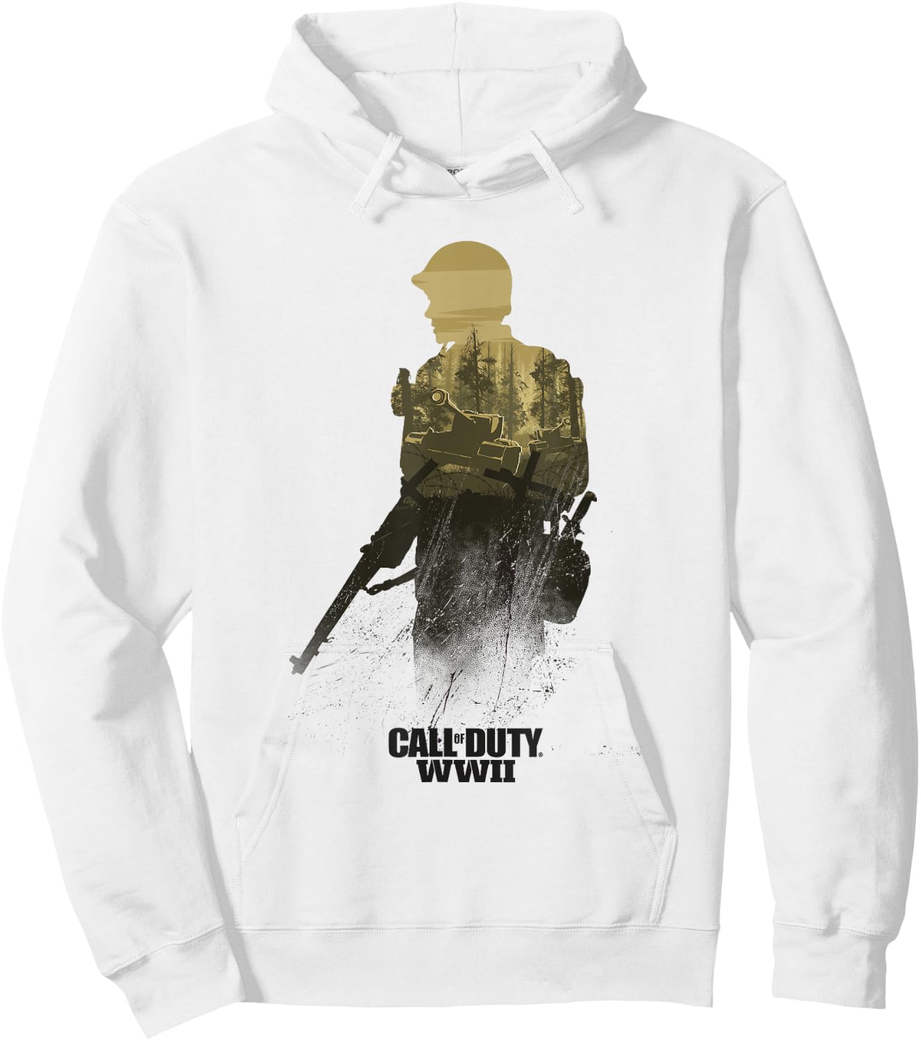 Call of Duty WWII - Forest Front Line Hoodie - Hoodie | White