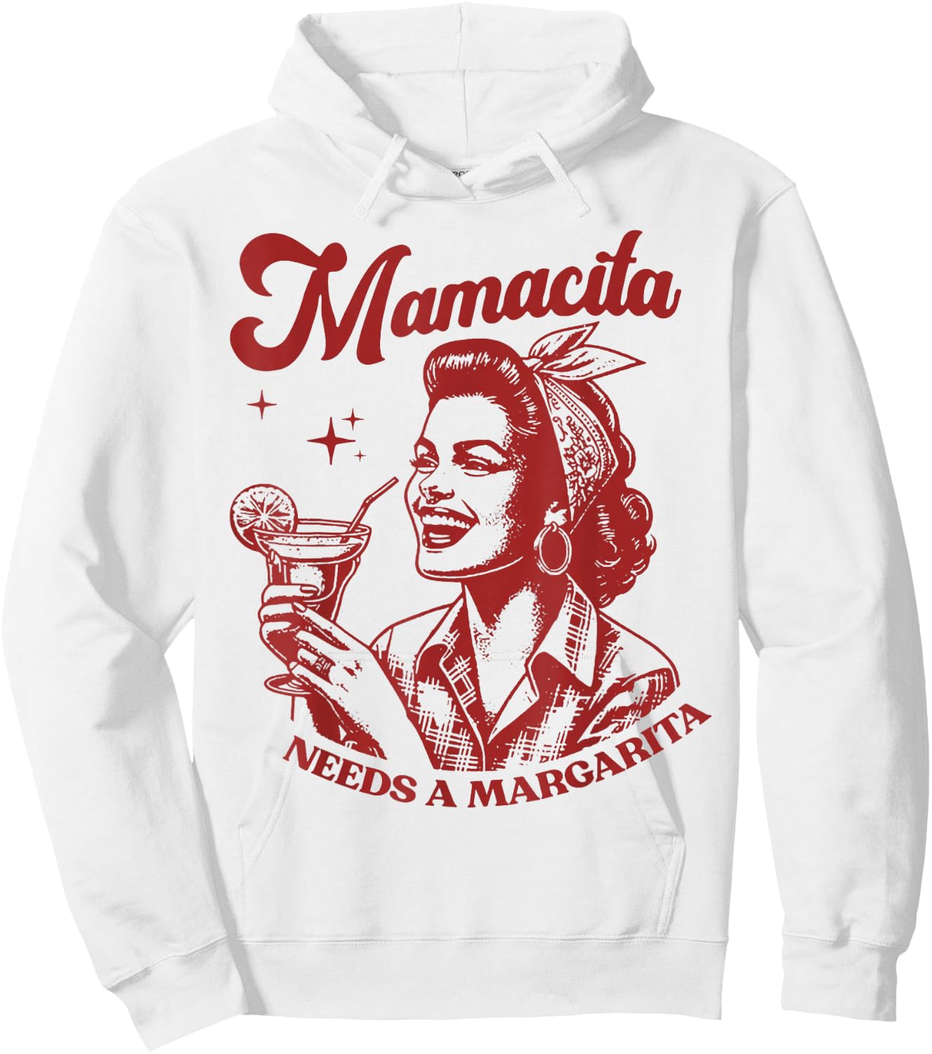 Mamacita Needs A Margarita Hoodie - Hoodie | White