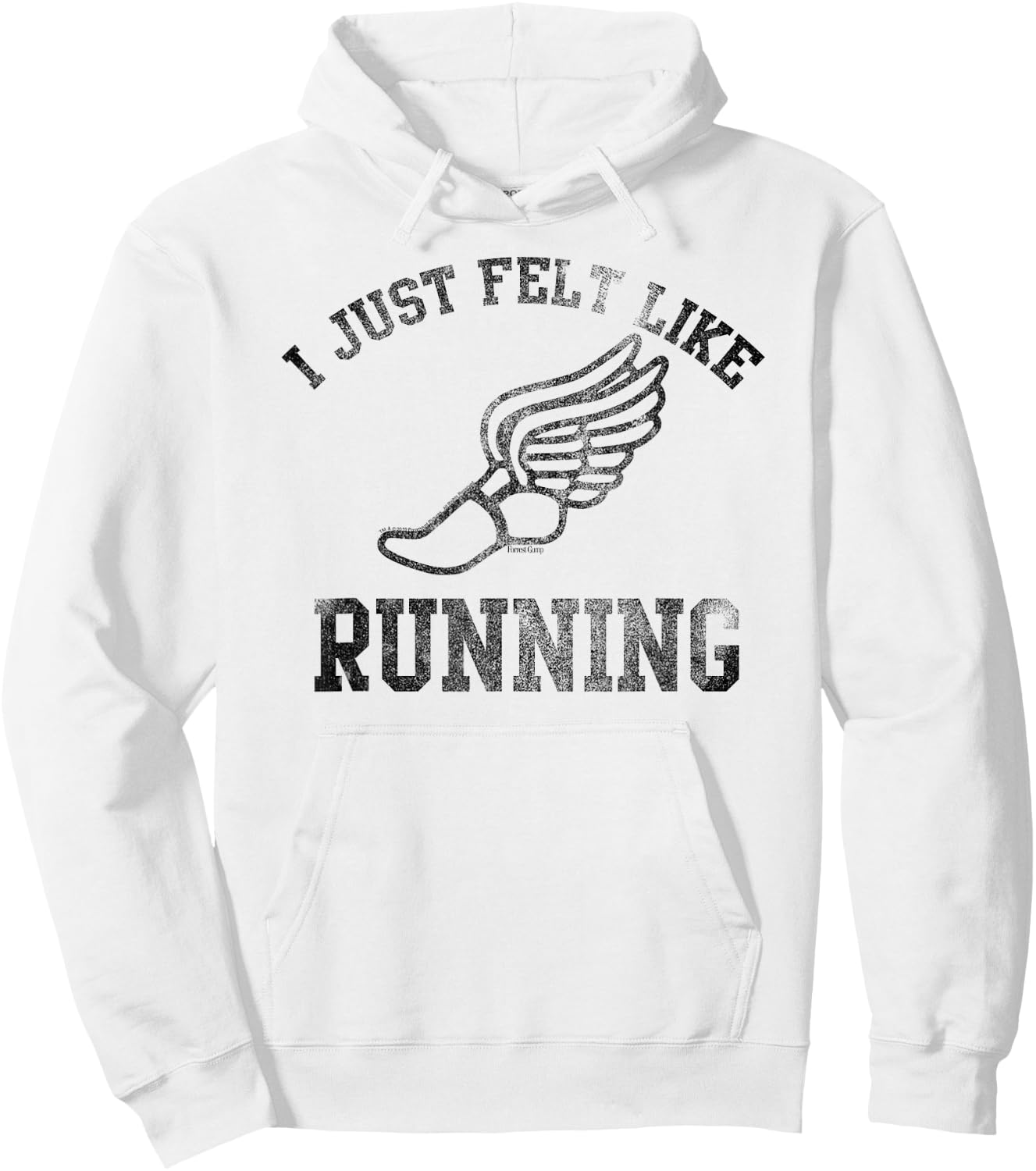 Forrest Gump I Just Felt Like Running Hoodie - Hoodie | White