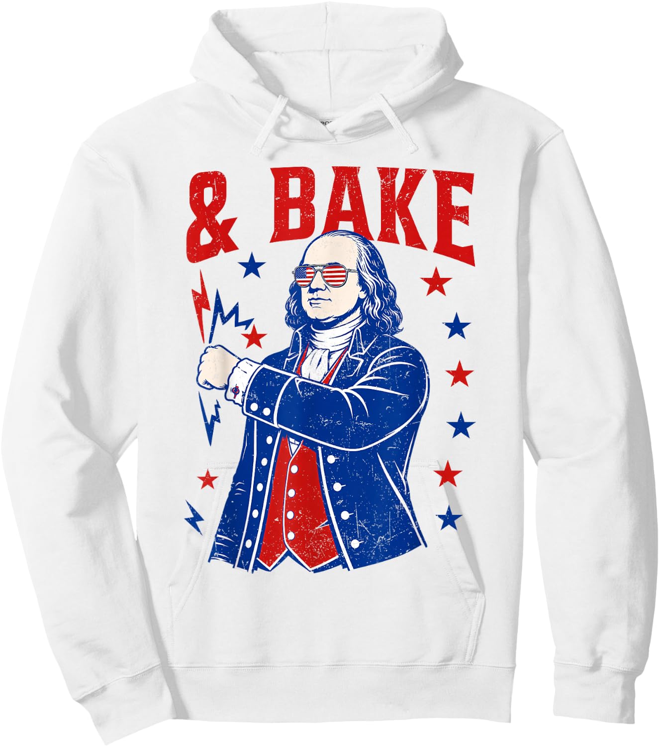 Funny Shake and Bake 4th of July Couple Matching Men Women Hoodie - Hoodie | White