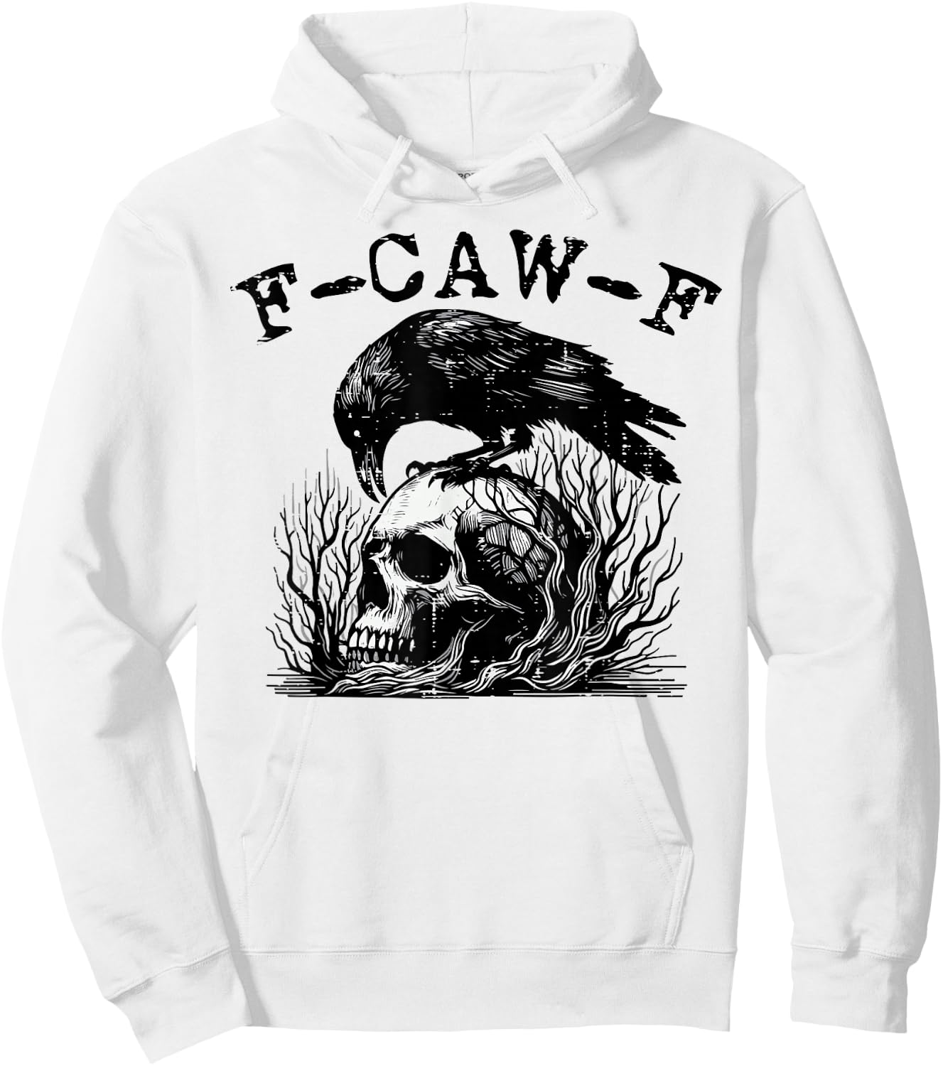 Raven Crow Meme Funny Women Kids Boys Men Youth Teen Hoodie - Hoodie | White