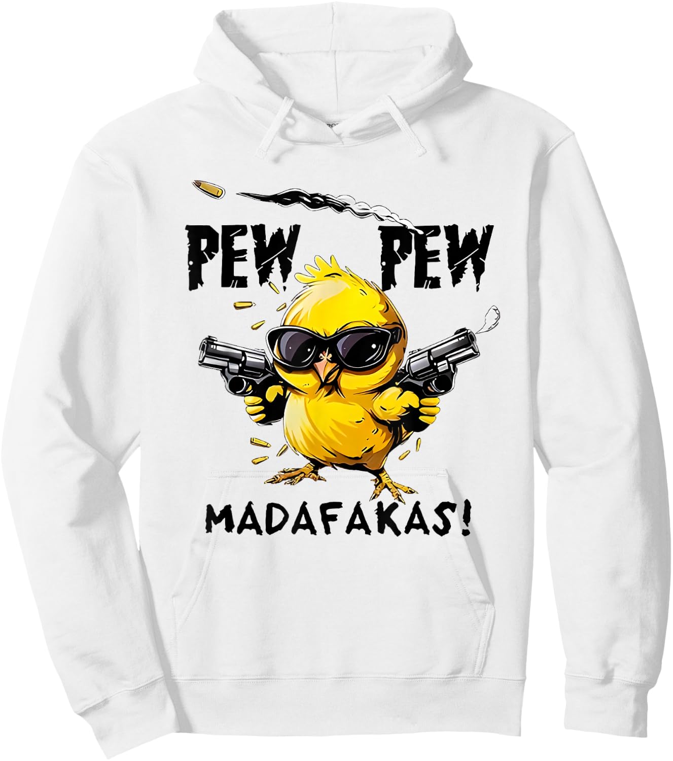 pew pew madafakas , white, S Hoodie - Hoodie | White