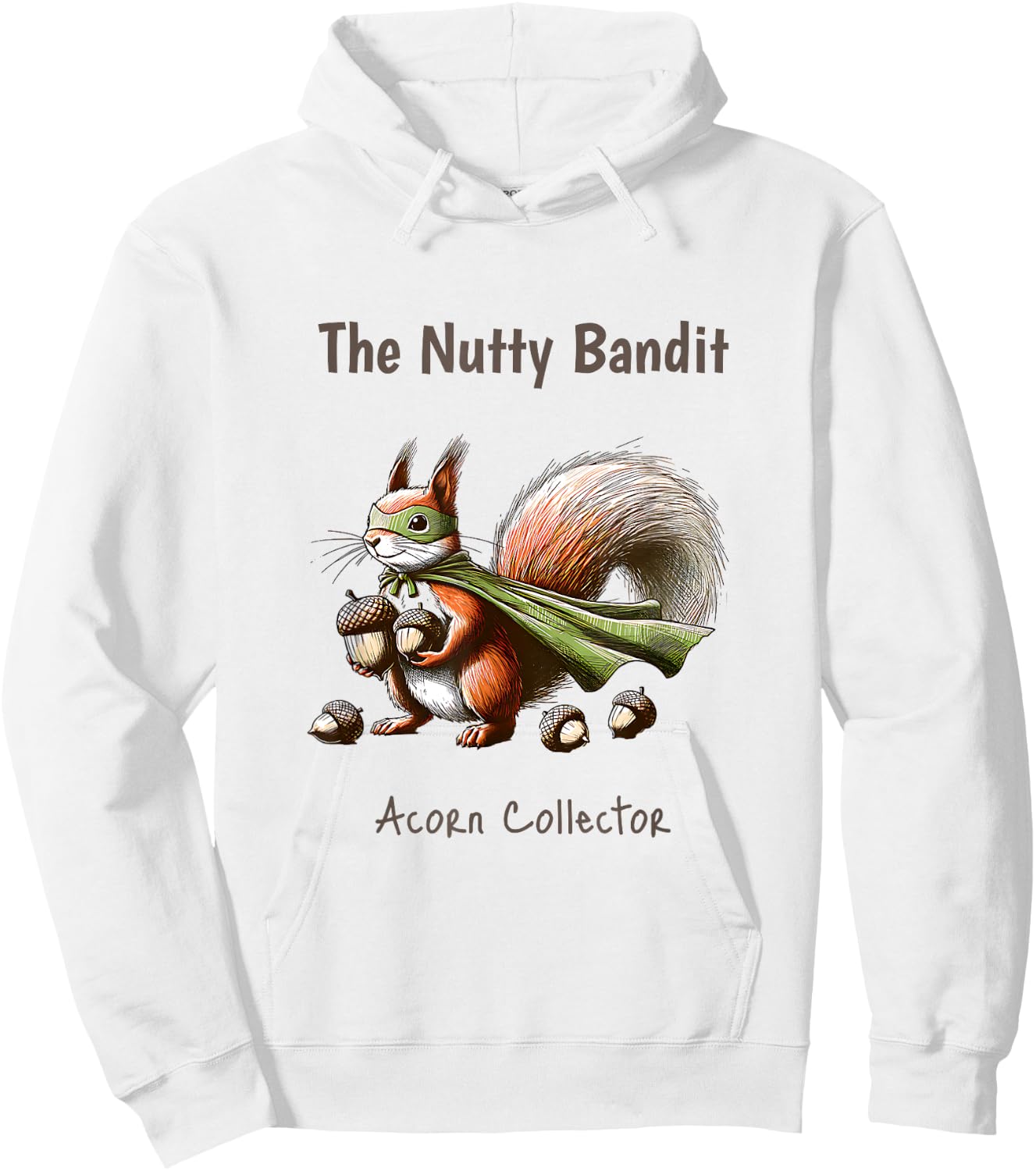 Funny Squirrel Cute Woodland Creatures Kids Women Men Animal Hoodie - Hoodie | White