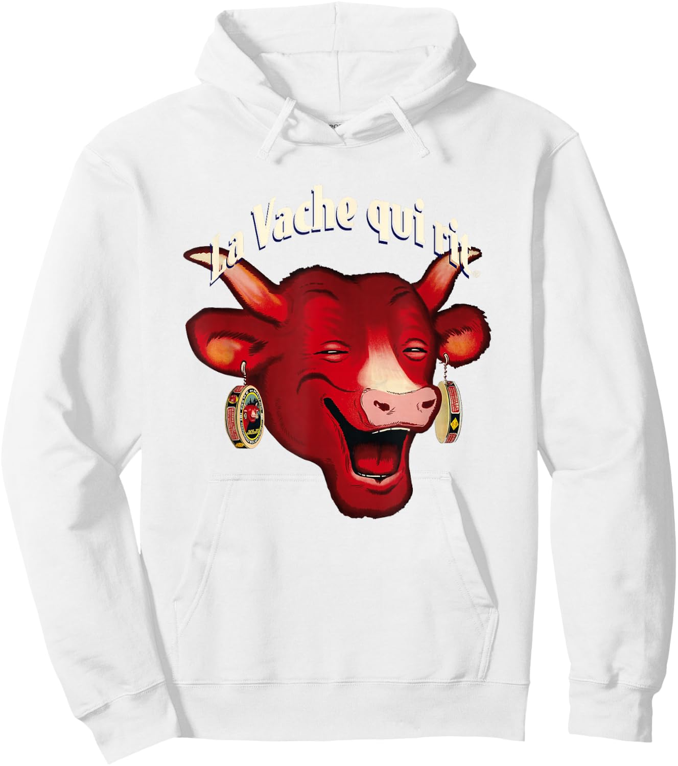 The Laughing Cow La Vache Qui Rit Hoodie - Hoodie | White