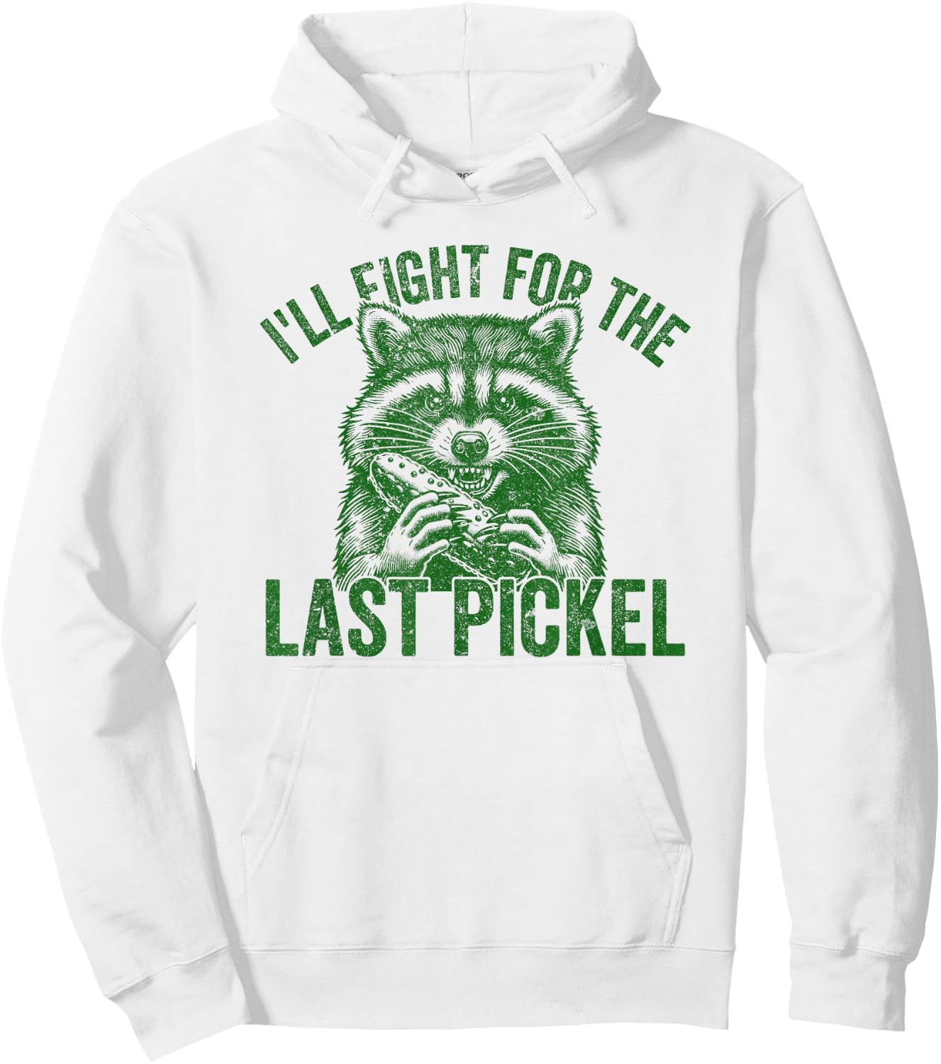 Funny Pickle Foodie Adult Humor Pickle Pun Meme Hoodie - Hoodie | White