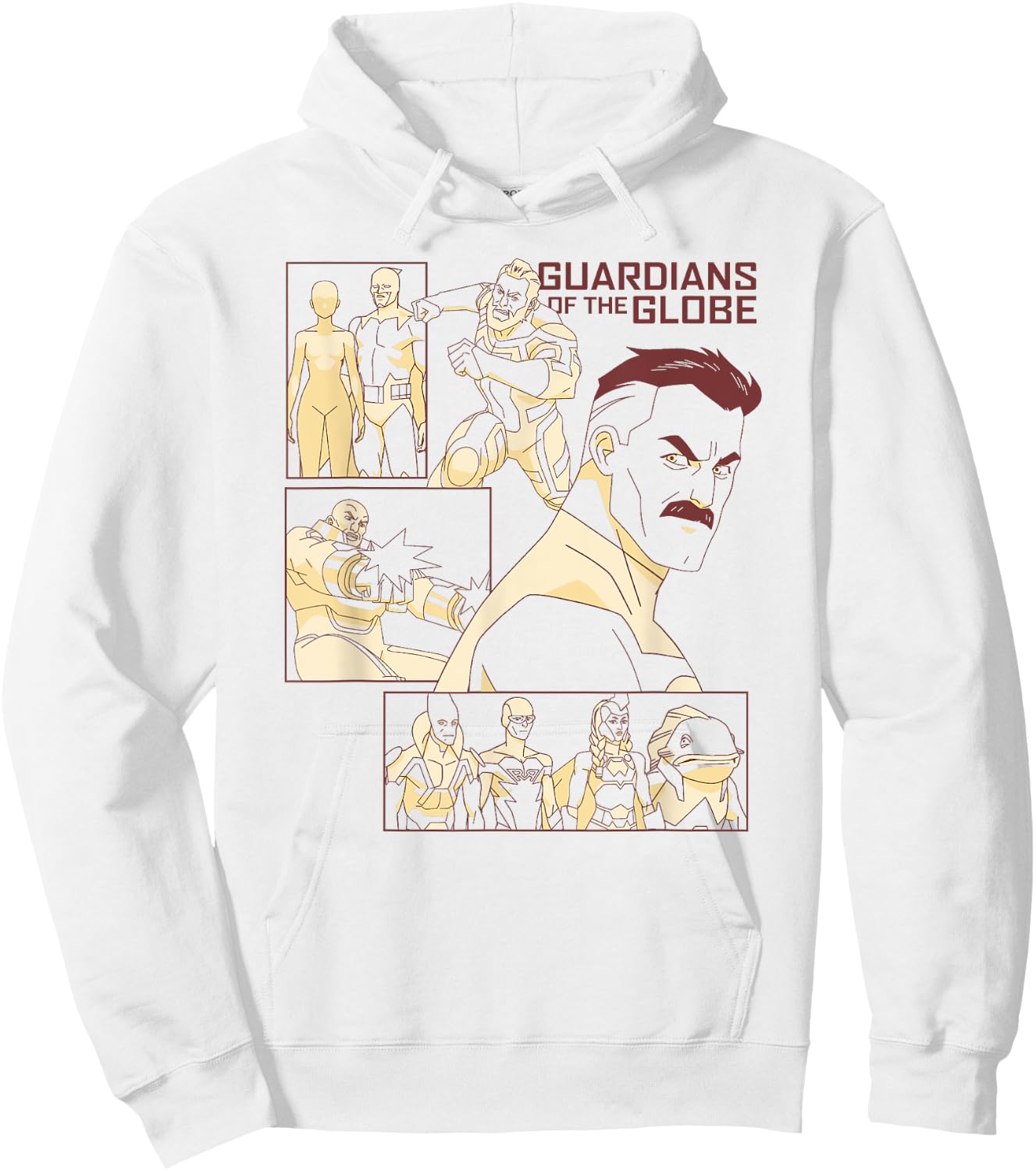 Invincible Original Guardians Of The Globe Group Shot Hoodie - Hoodie | White