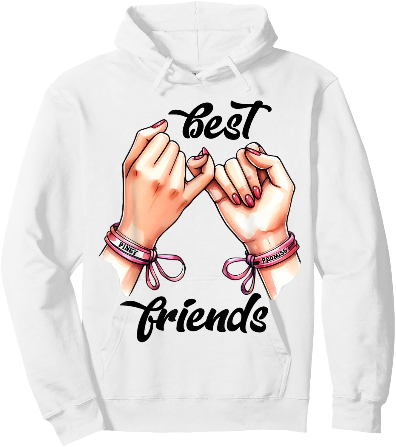 BFF Spirit Week Girls Best Friends Matching, white, S Hoodie - Hoodie | White