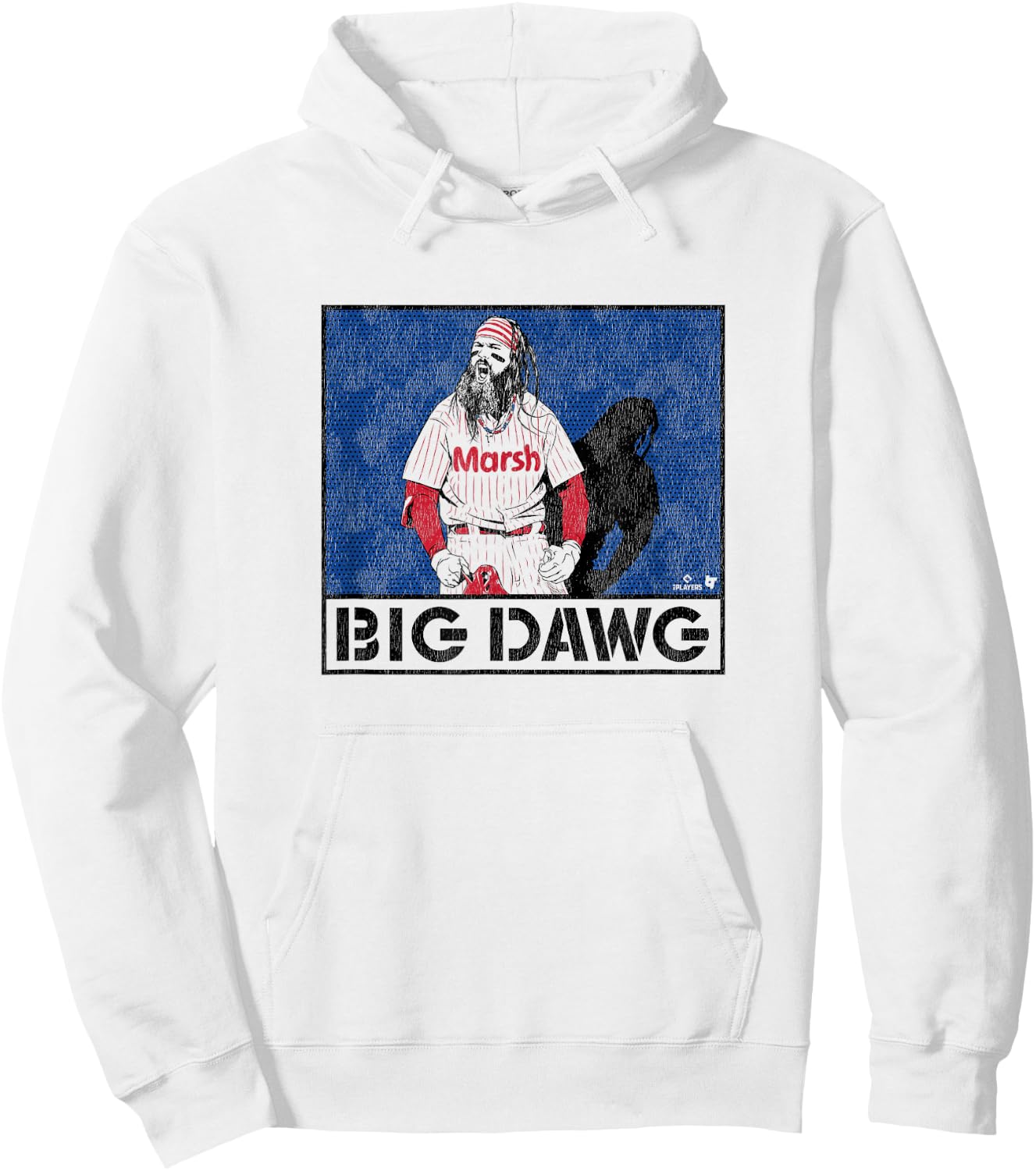 Brandon Marsh - Big Dawg - Philadelphia Baseball Hoodie - Hoodie | White