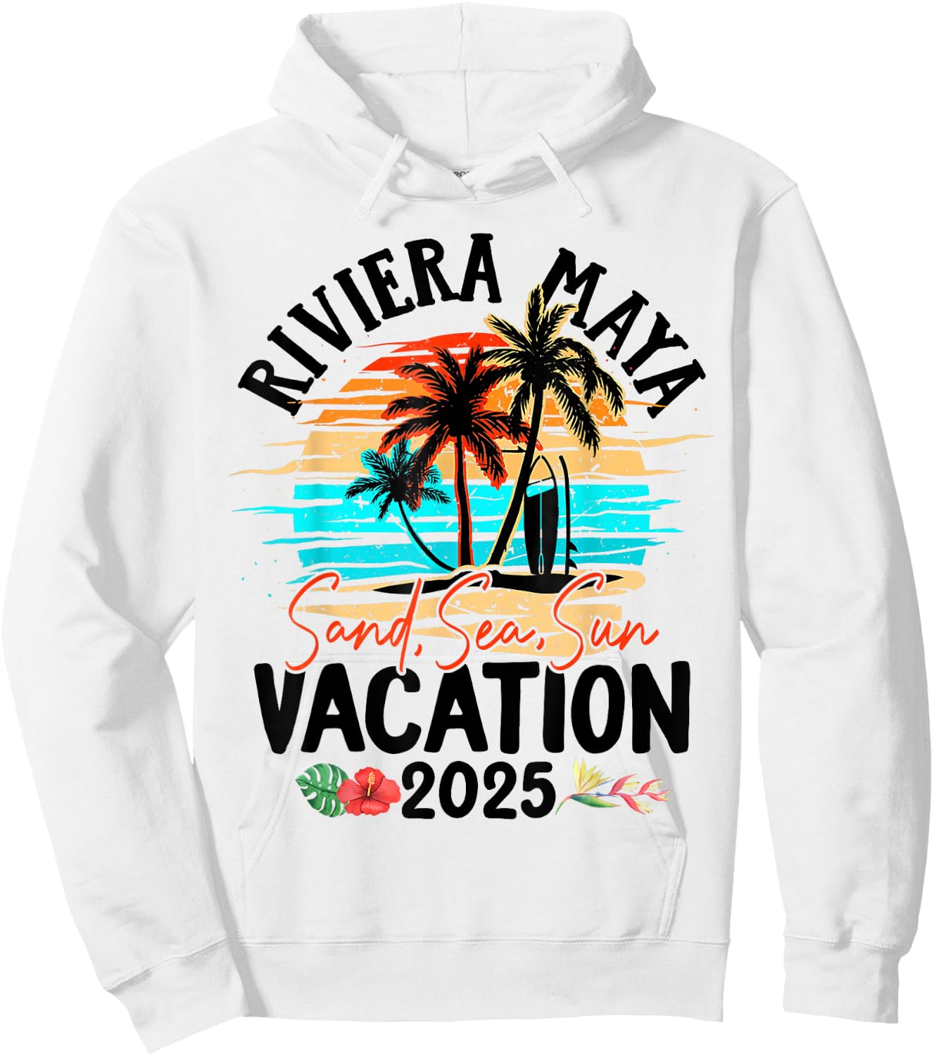Riviera Maya Mexico Vacation 2025 Matching Family Group Hoodie - Hoodie | White