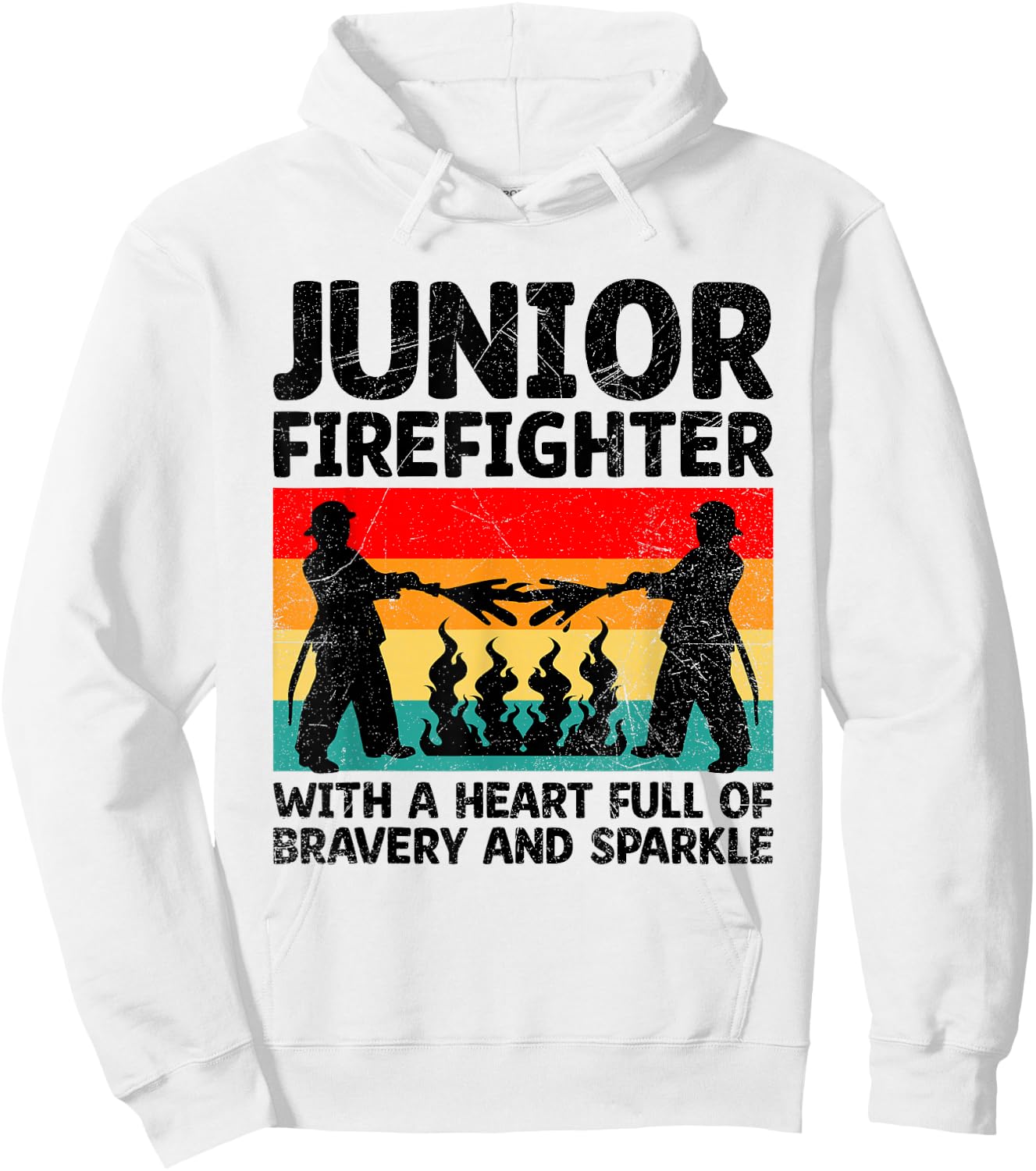 Firefighter Junior Firefighter Fire Department Fireman To Be Hoodie - Hoodie | White