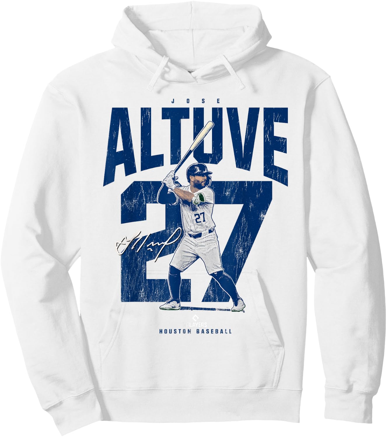 Jose Altuve | Houston Baseball Players | MLBJAL3901 Hoodie - Hoodie | White