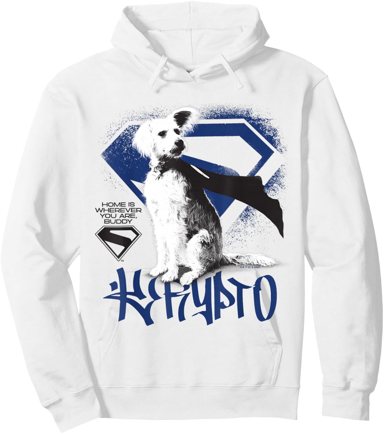 Supergirl 2026 Krypto Graffiti Hoodie - Hoodie | White