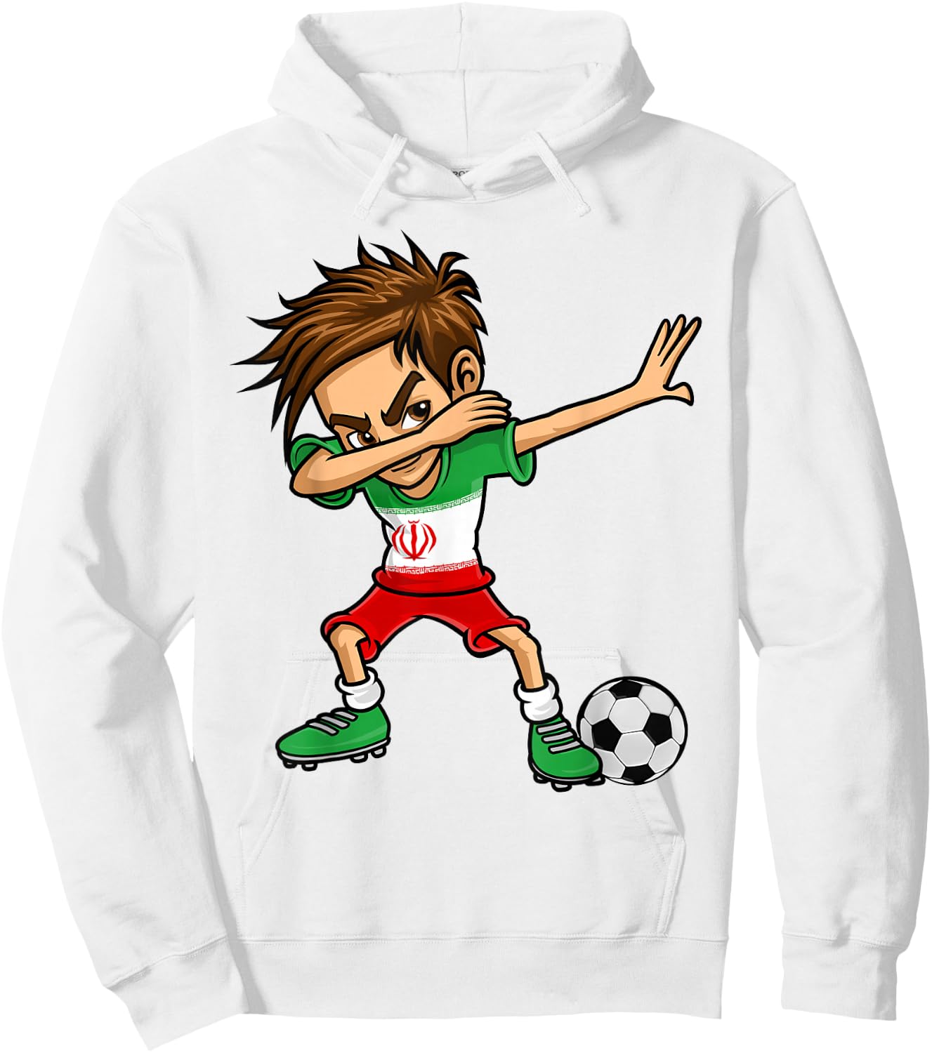 Iran Fußball Trikot - Iran Fußball Junge Hoodie - Hoodie | White