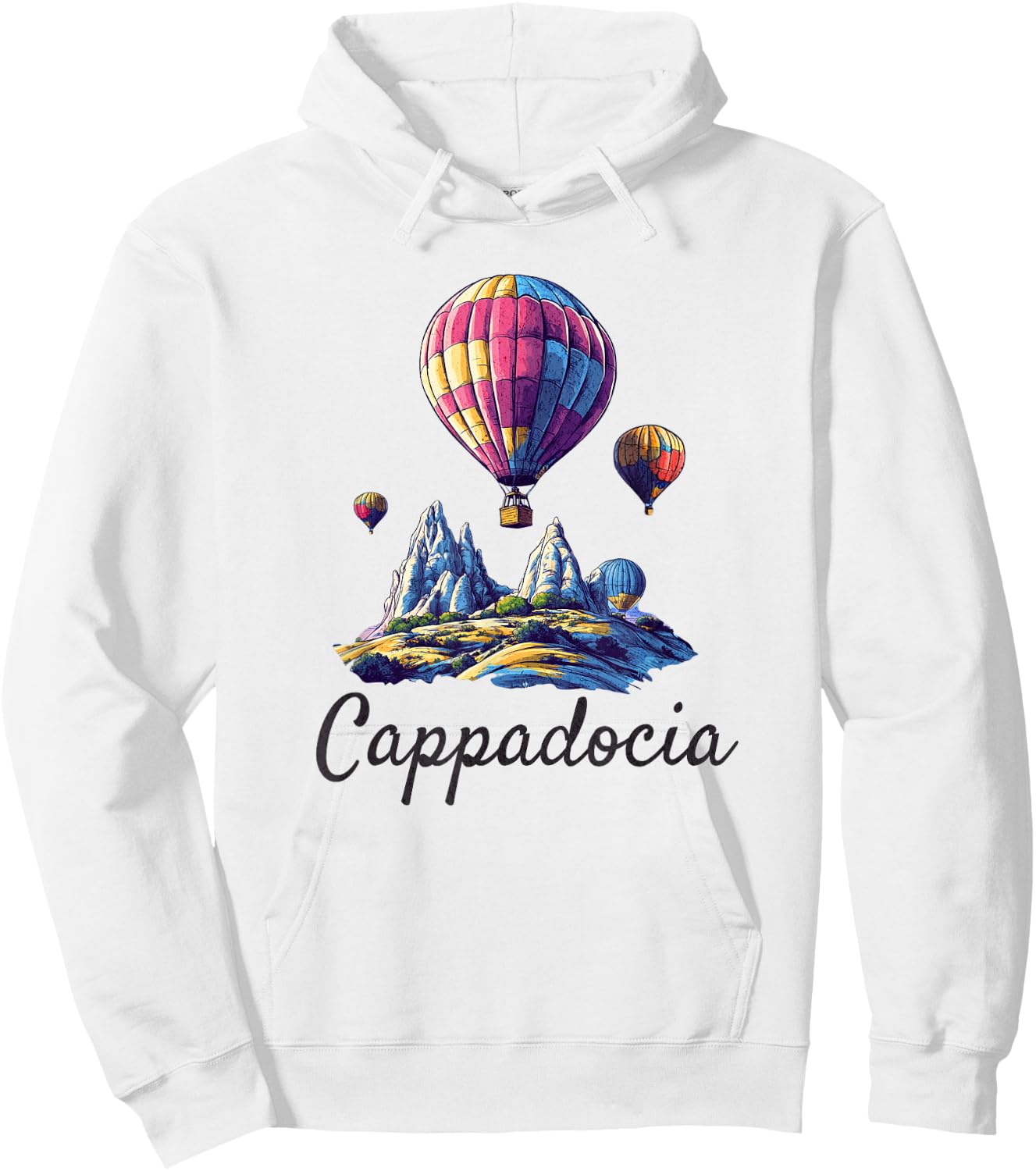 Turkey Cappadocia Souvenir / Cappadocia Hoodie - Hoodie | White