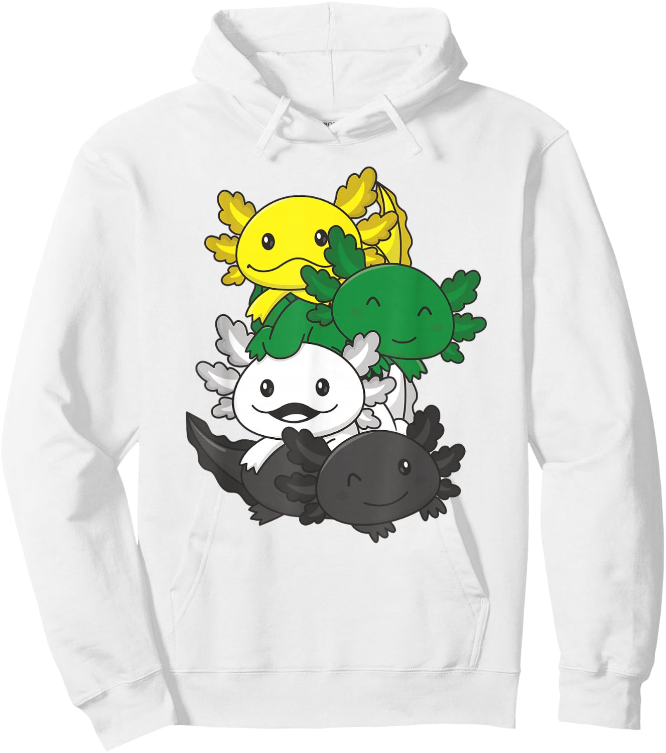 Scoliosexual Flag Pride Month Lgbtq Nonbinary Axolotl Hoodie - Hoodie | White