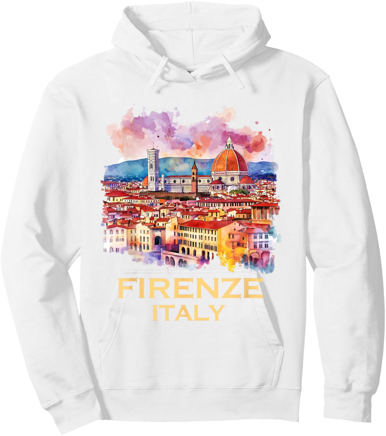 Firenze Italy Souvenirs Skyline Souvenir From Florence Italy Hoodie - Hoodie | White