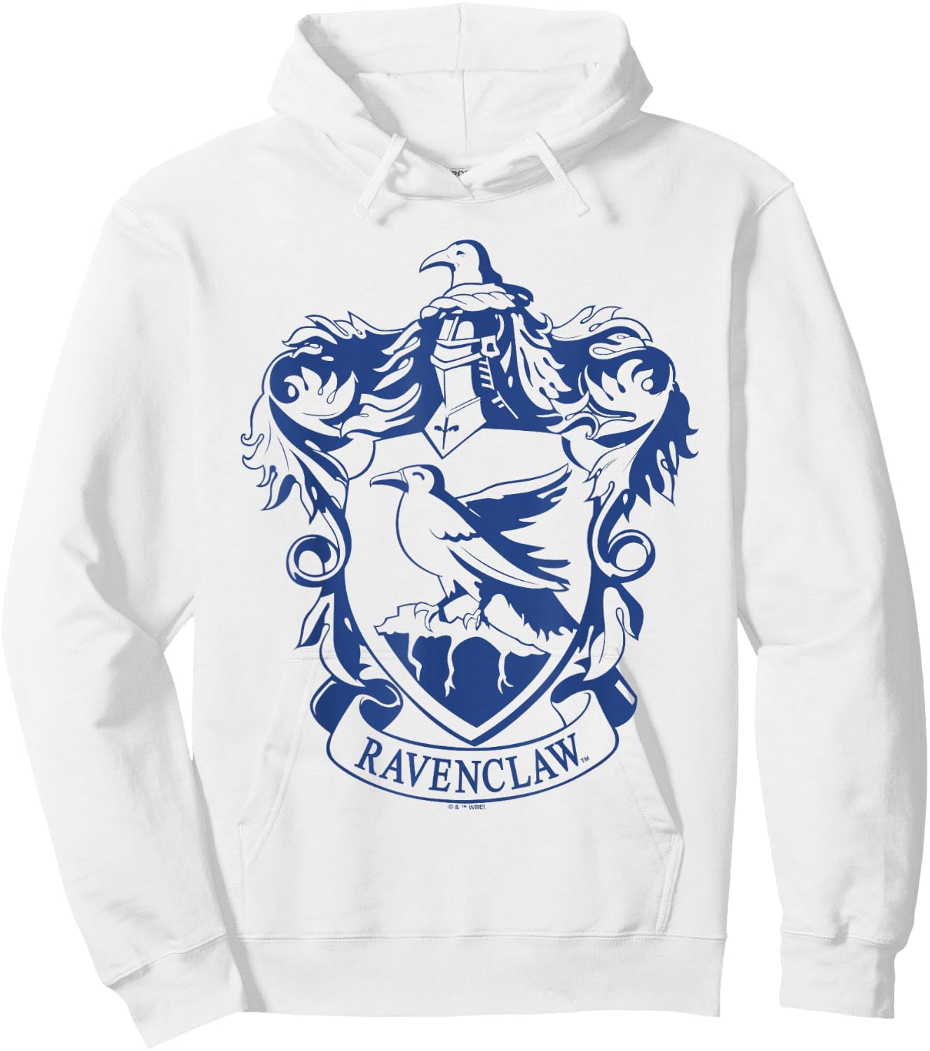 Harry Potter Ravenclaw One Color Crest Hoodie - Hoodie | White