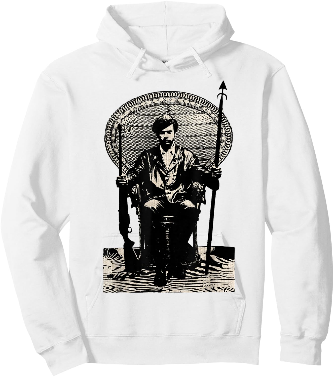 BPP Vintage Black History Self Defense Black Panthers Party Hoodie - Hoodie | White