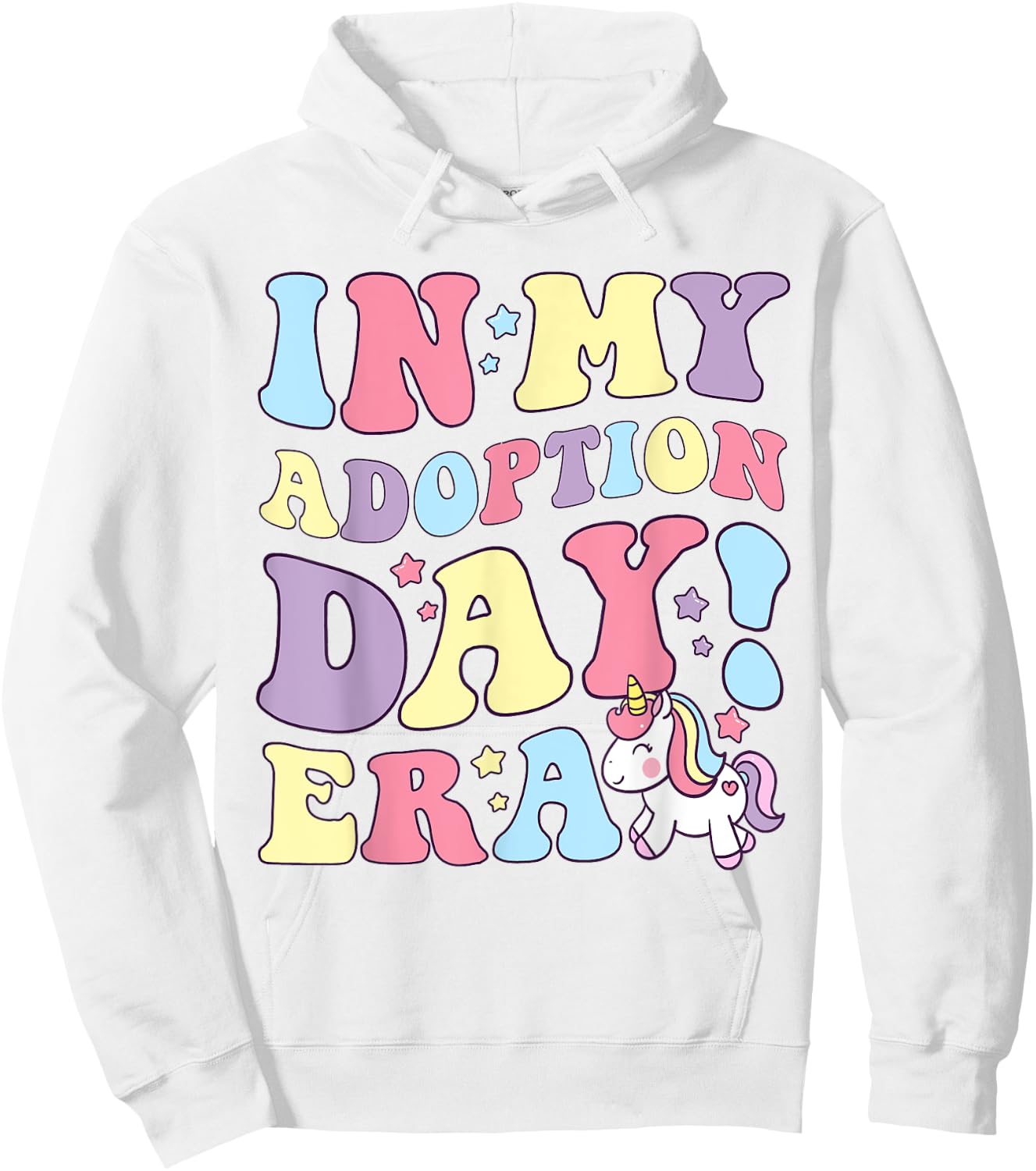 Outta My Way It's Adoption Day, In My Adoption Day Era Kids Hoodie - Hoodie | White