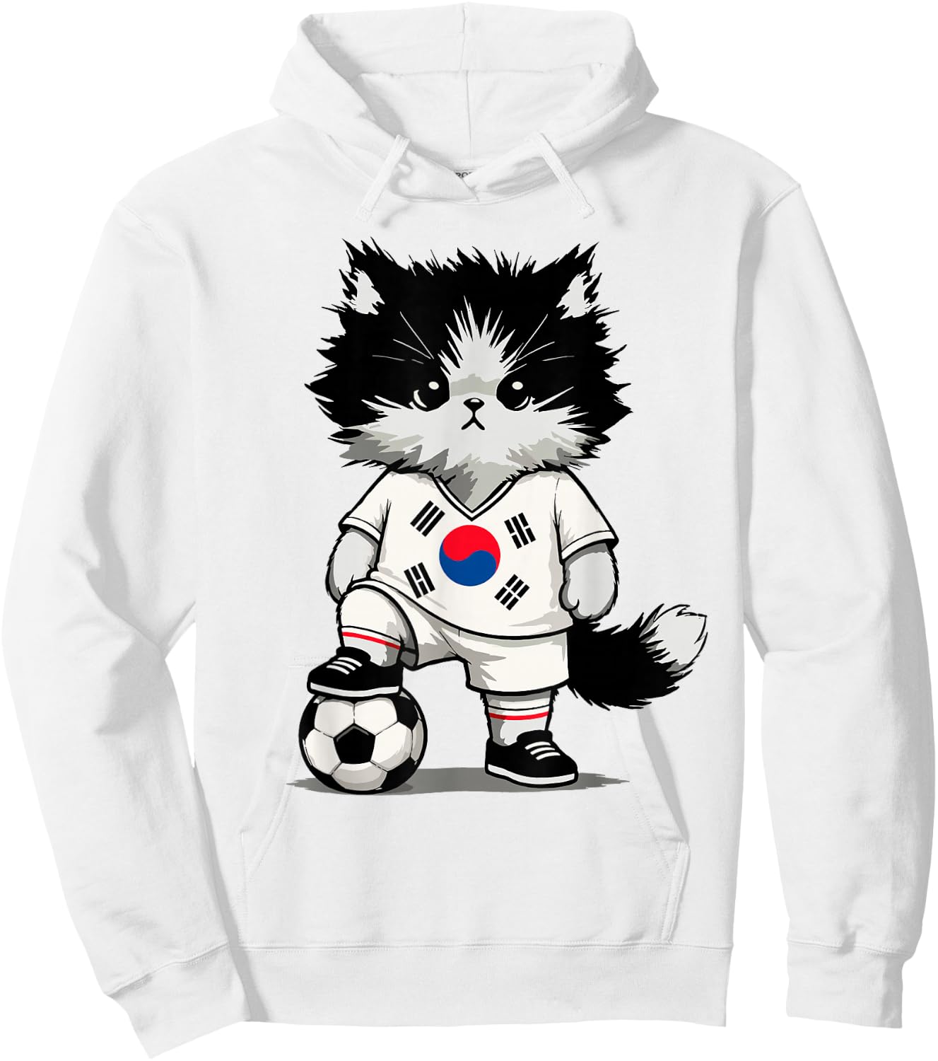 Korean Flag Men Women Kids South Korea Hoodie - Hoodie | White