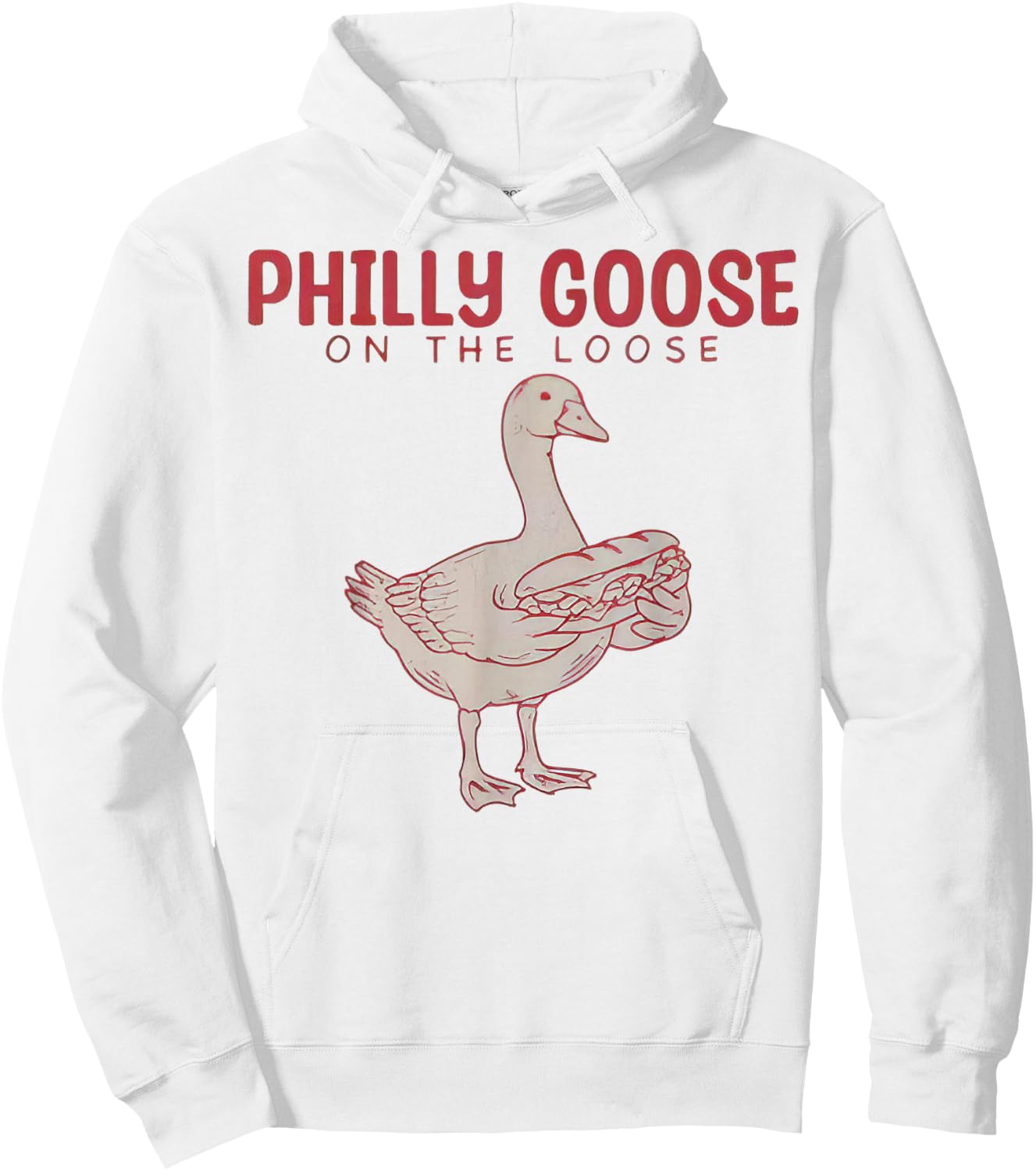 Philly Goose On The Loose Hoodie - Hoodie | White