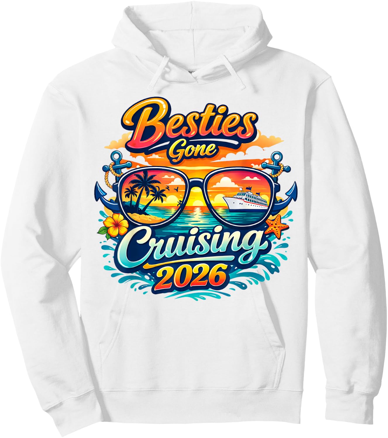 Coole passende Kreuzfahrt 2026 für Mädchen Hoodie - Hoodie | White