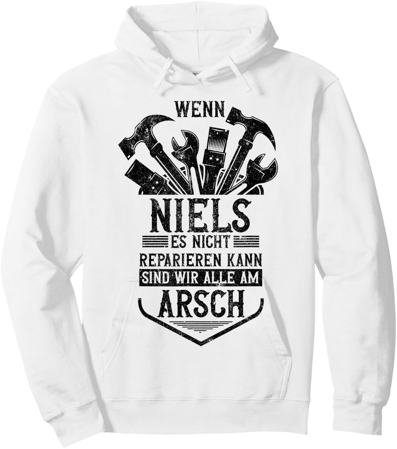 Niels Vorname Name Lustiges Niels Hoodie - Hoodie | White
