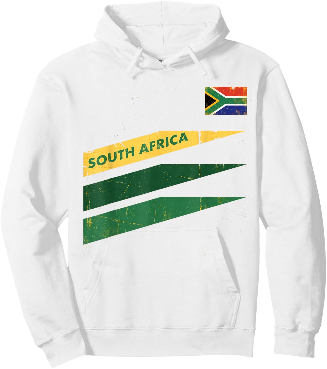 South Africa Retro Vintage Jersey Capetown African Hoodie - Hoodie | White