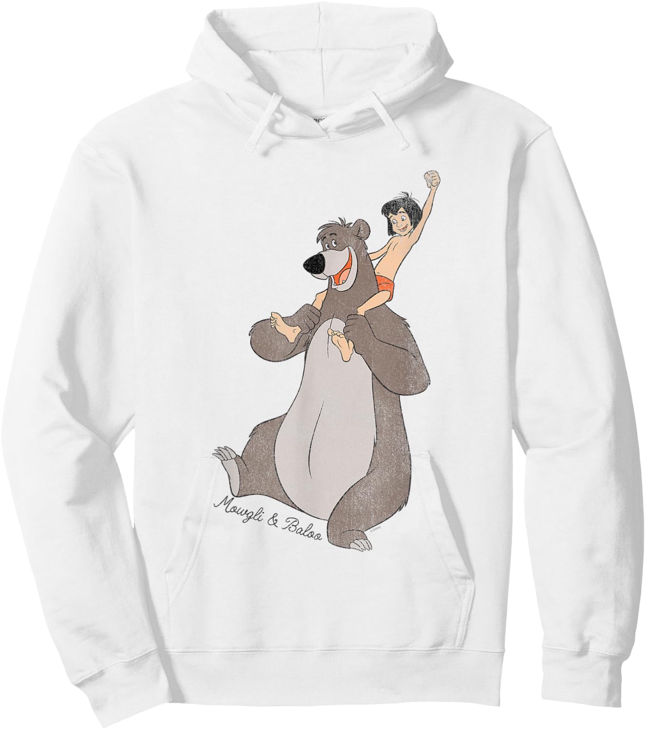 Jungle Book Mowgli And Baloo , white Hoodie - Hoodie | White