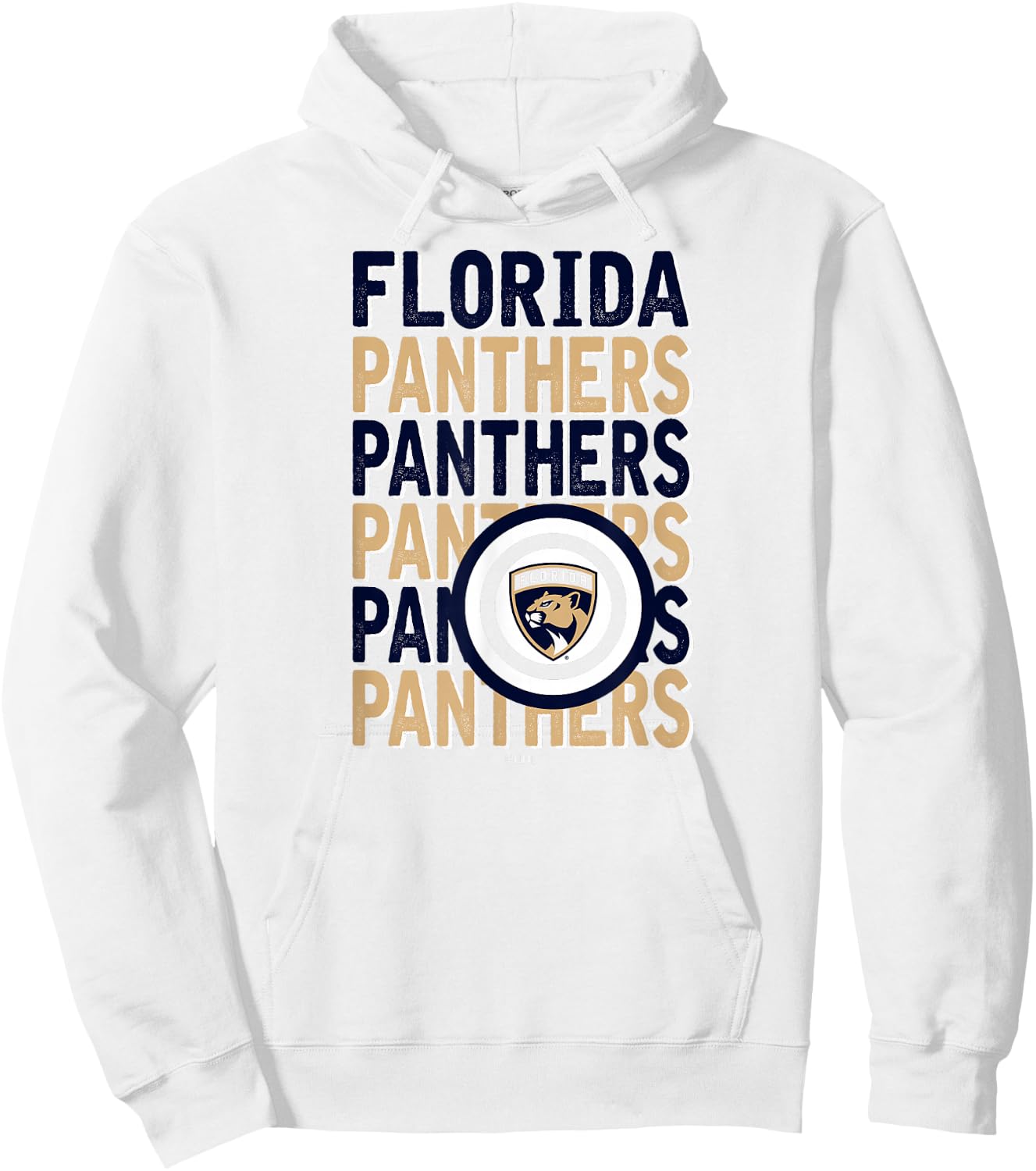 Florida Panthers Repeat Red Officially Licensed Hoodie - Hoodie | White