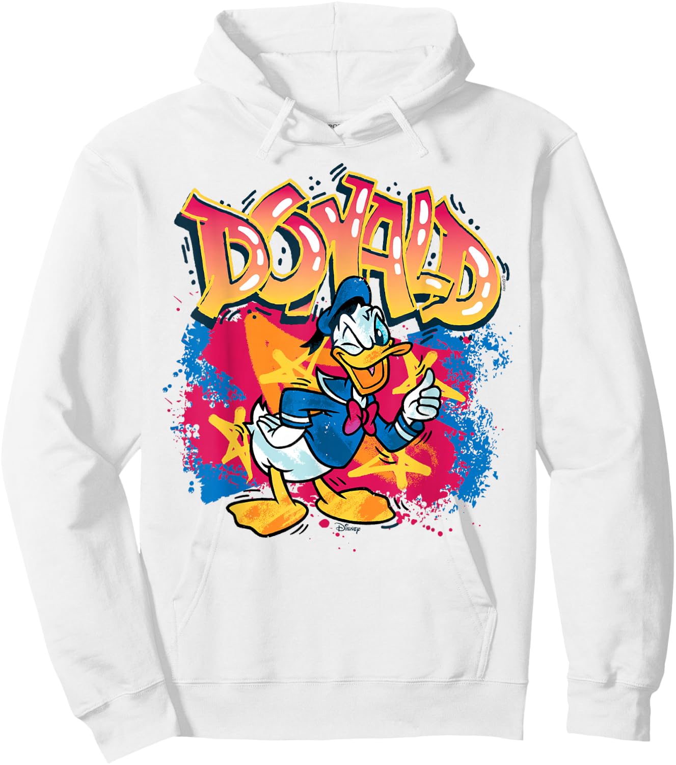 Donald Duck - Street Art Graffiti Hoodie - Hoodie | White