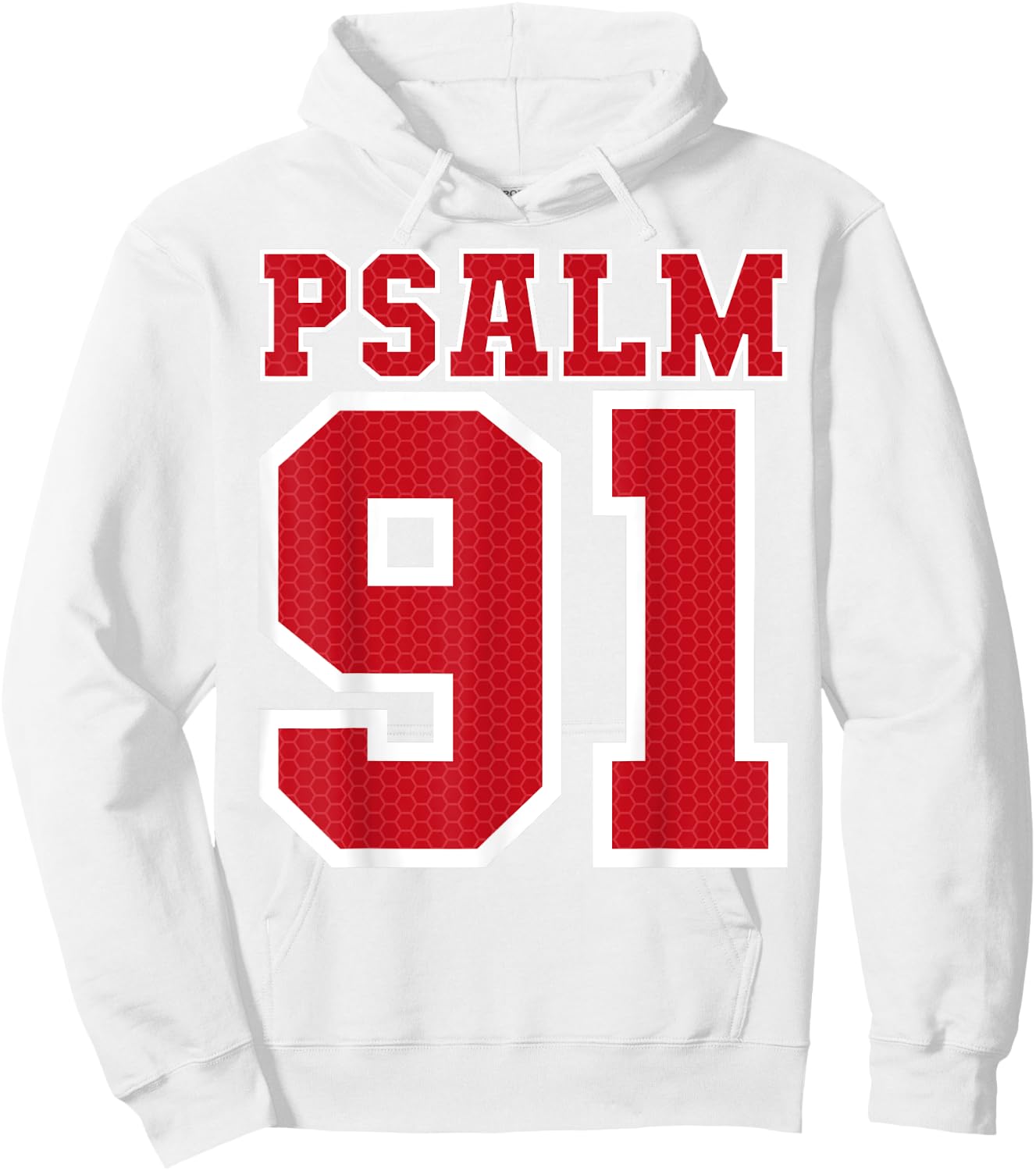 Psalm 91 Bible Verse Christian Shirt My Refuge My Jesus Hoodie - Hoodie | White