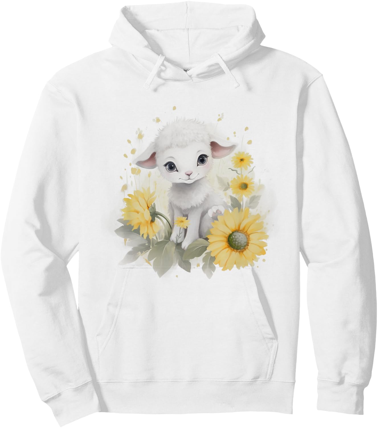 Beautiful baby animal animals - sheep baby sheep, baby lamb Hoodie - Hoodie | White