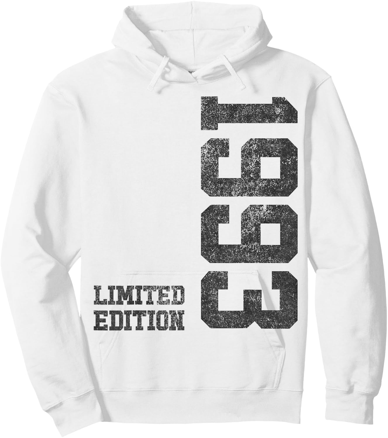 33th Birthday Gifts Women 33 Years Old Vintage 1993 Hoodie - Hoodie | White
