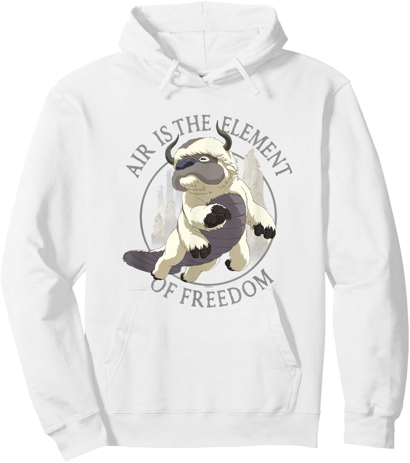 Avatar: The Last Airbender Appa Air The Element Of Freedom Hoodie - Hoodie | White