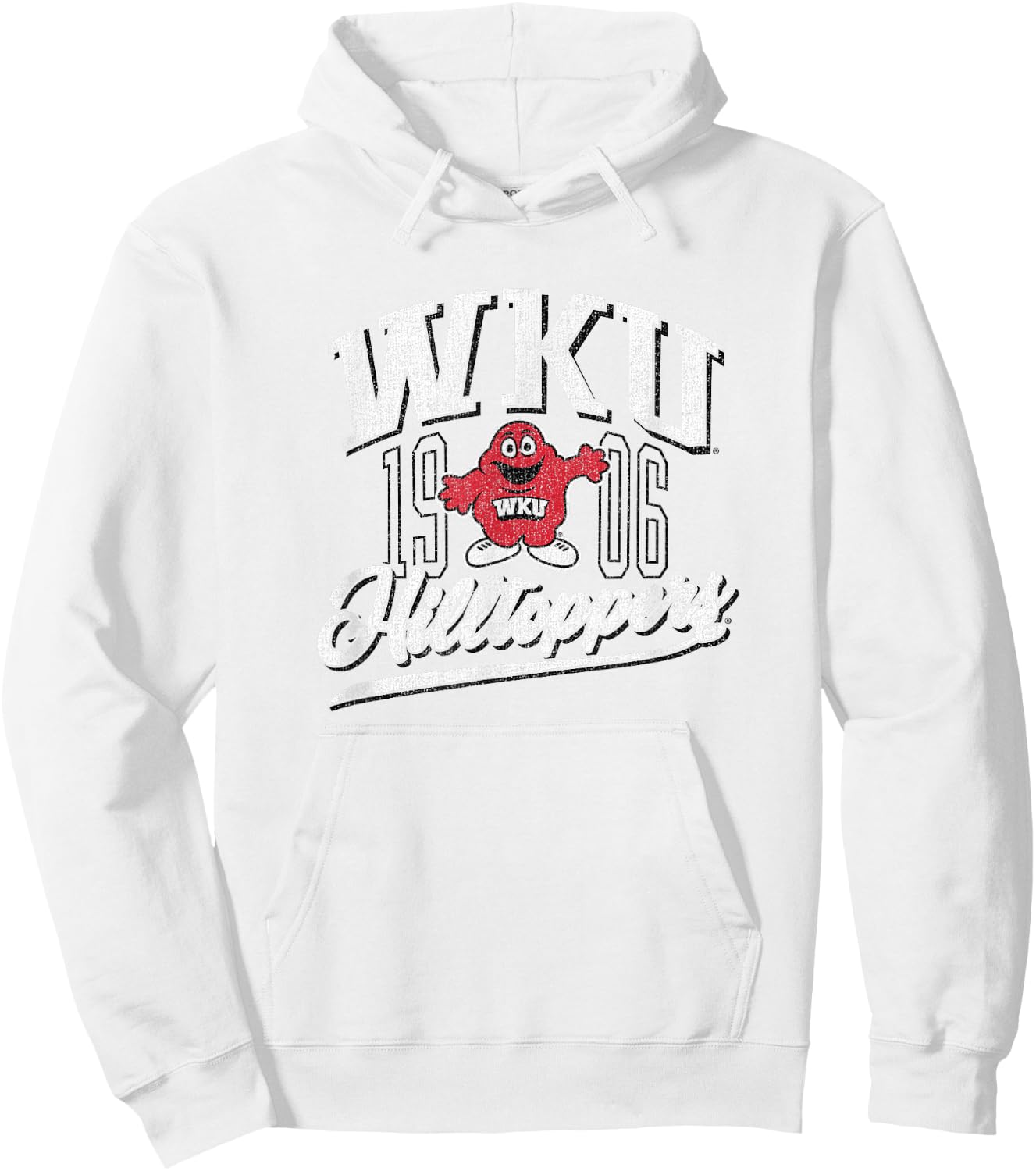 Western Kentucky University Hilltoppers Vintage Script Hoodie - Hoodie | White